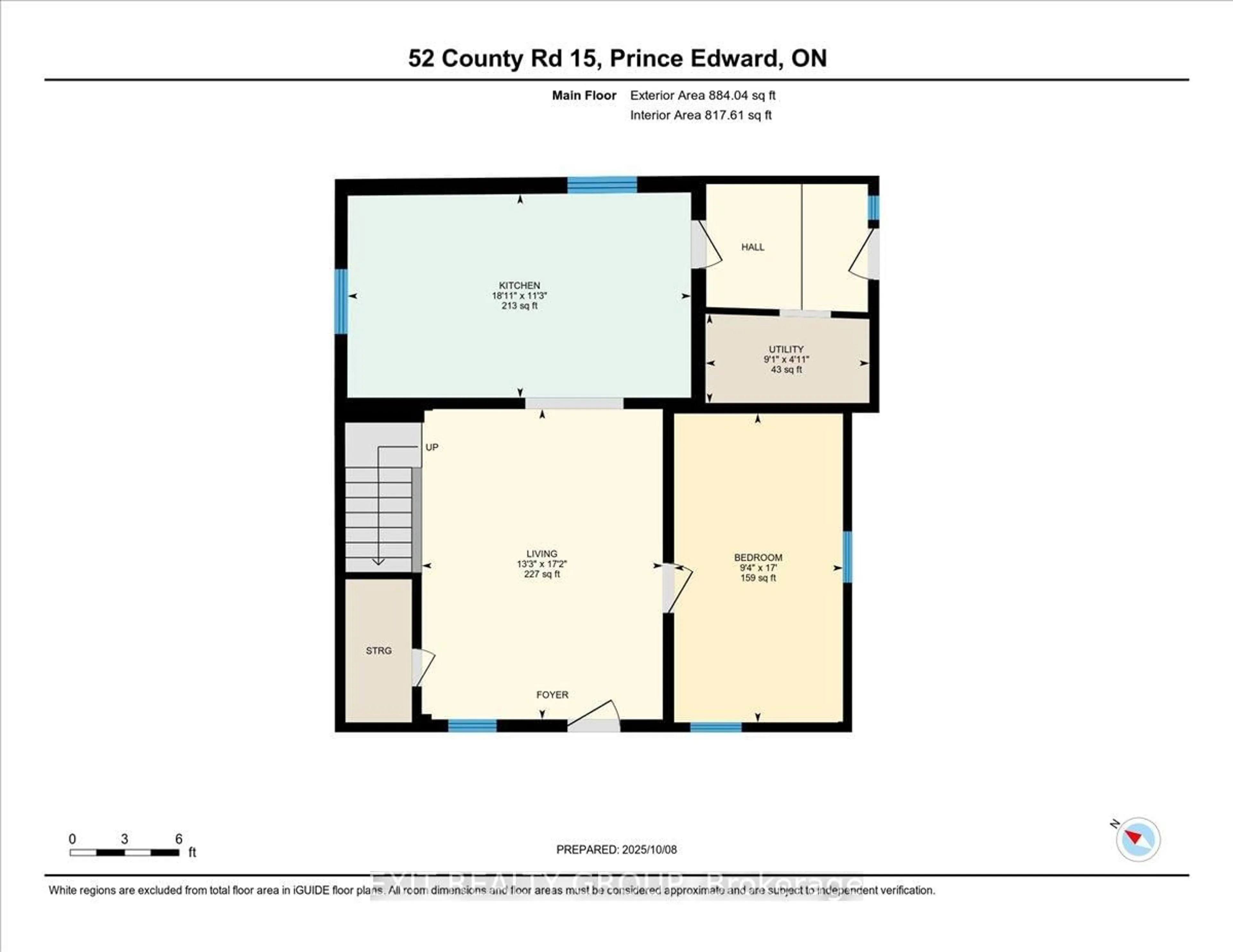 Floor plan for 52 County Road 15, Prince Edward County Ontario K0K 1W0