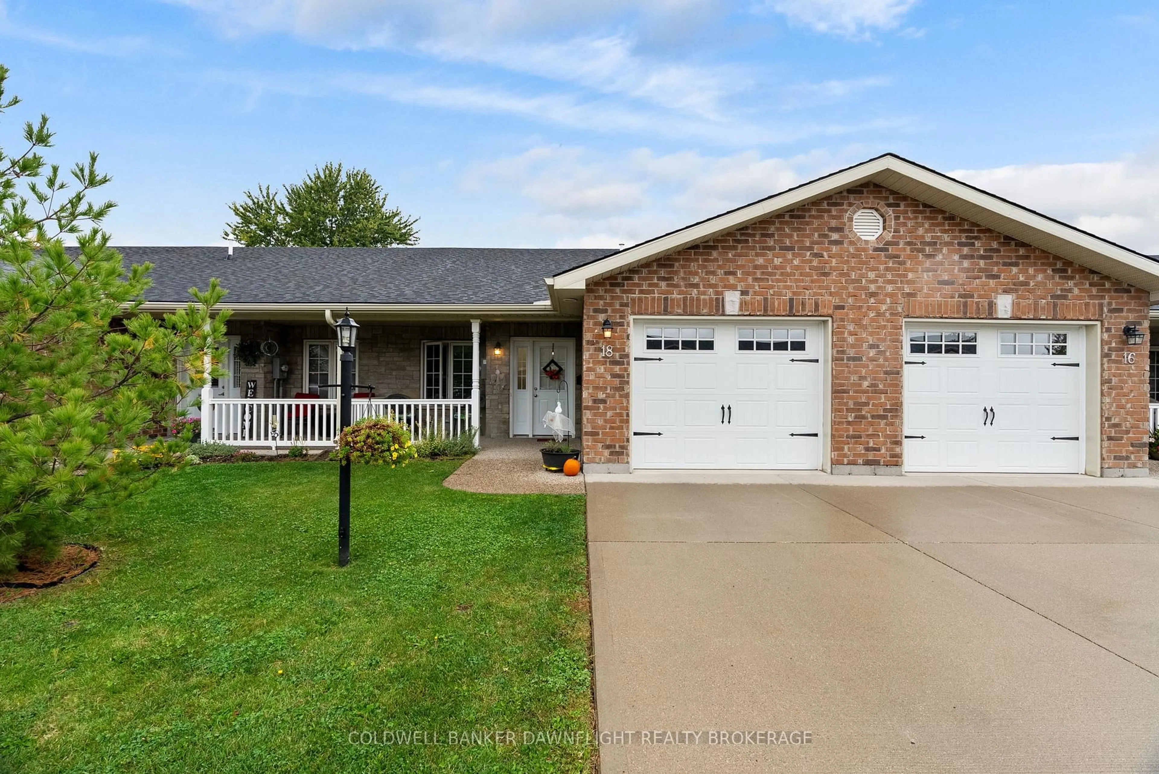 Home with brick exterior material, street for 18 Devon Dr, South Huron Ontario N0M 1S3