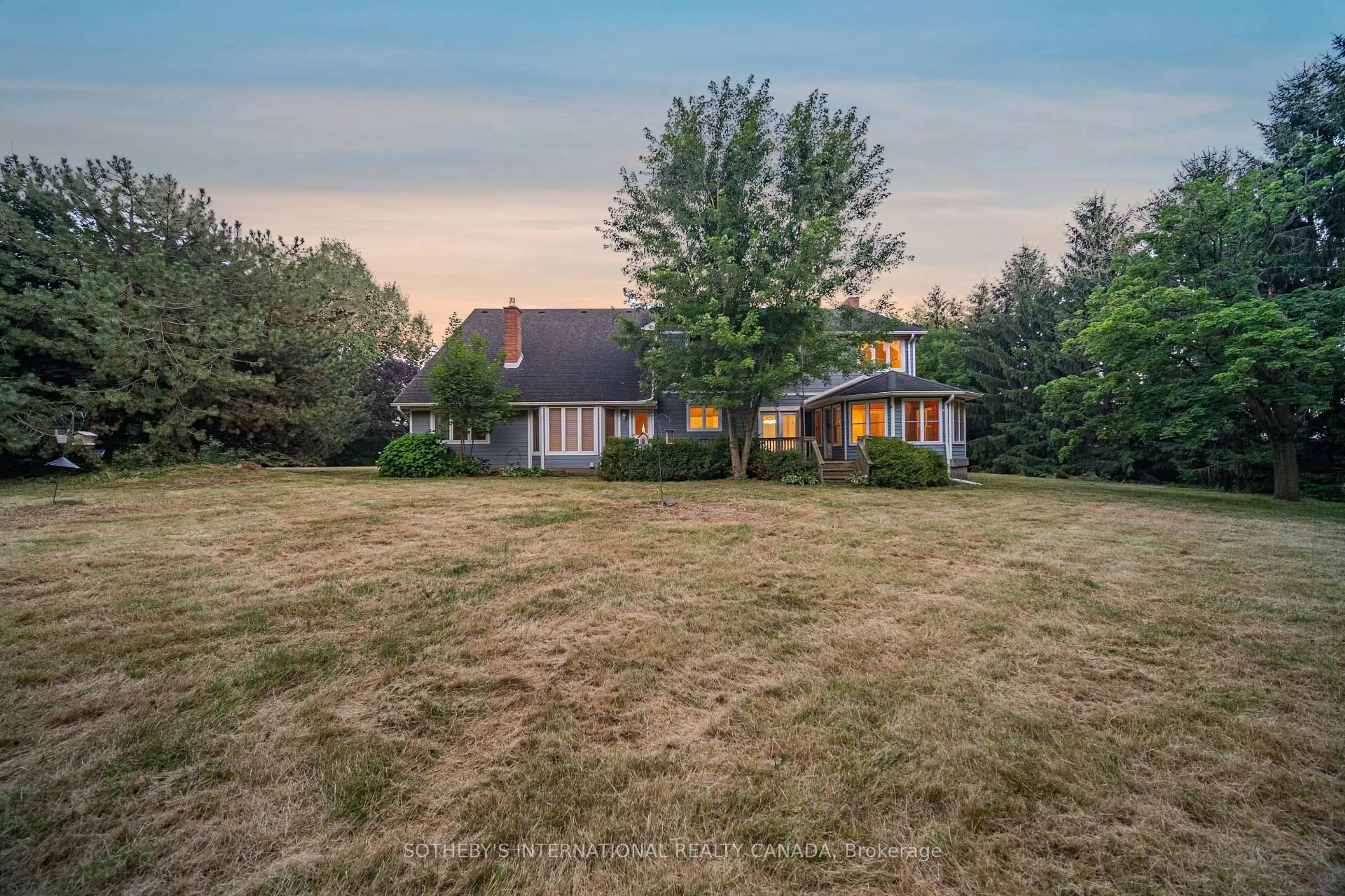 A pic from outside/outdoor area/front of a property/back of a property/a pic from drone, unknown for 17606 THORNDALE Rd, Thames Centre Ontario N0M 2P0
