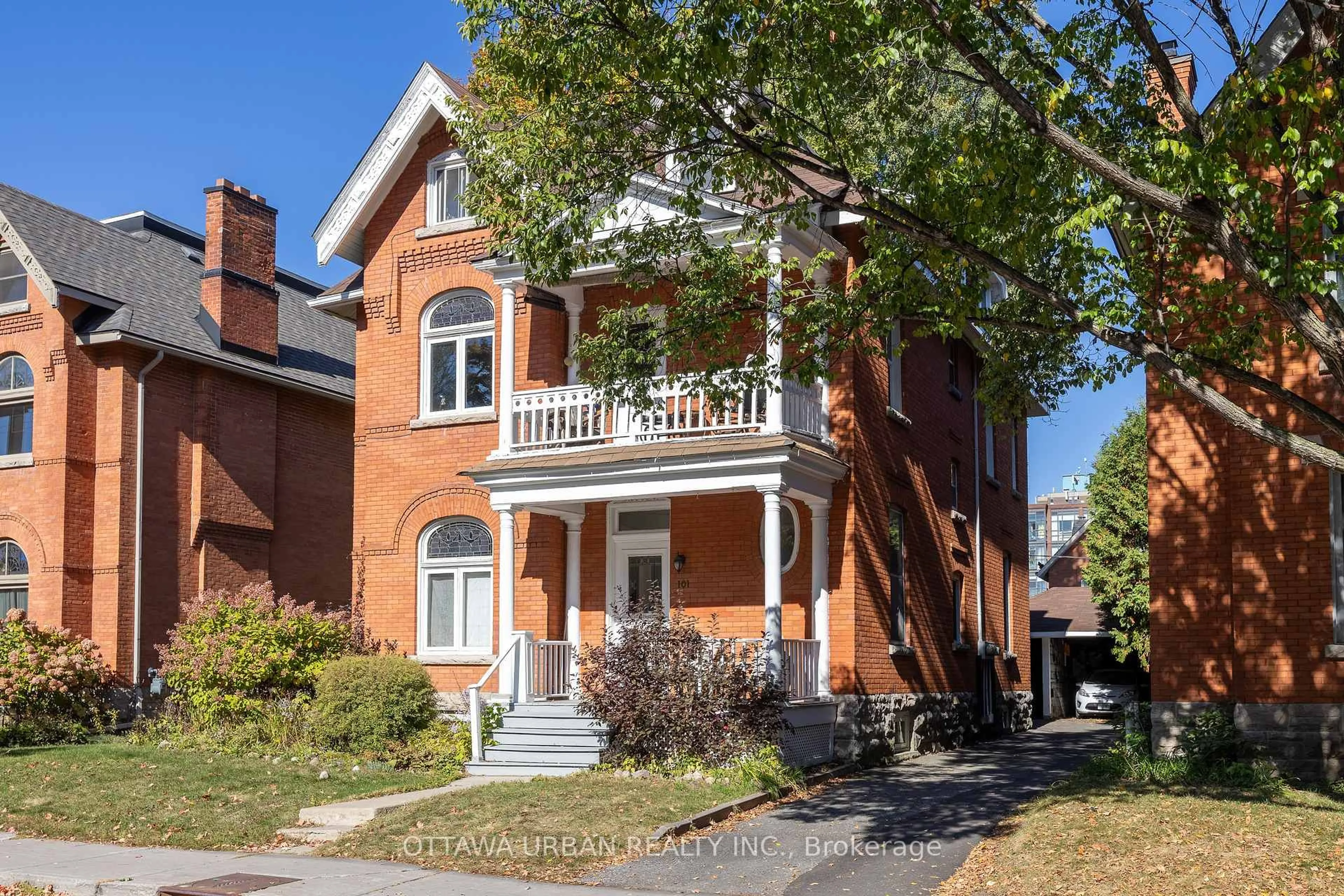 Home with brick exterior material, street for 101 Strathcona Ave, Ottawa Ontario K1S 1X5