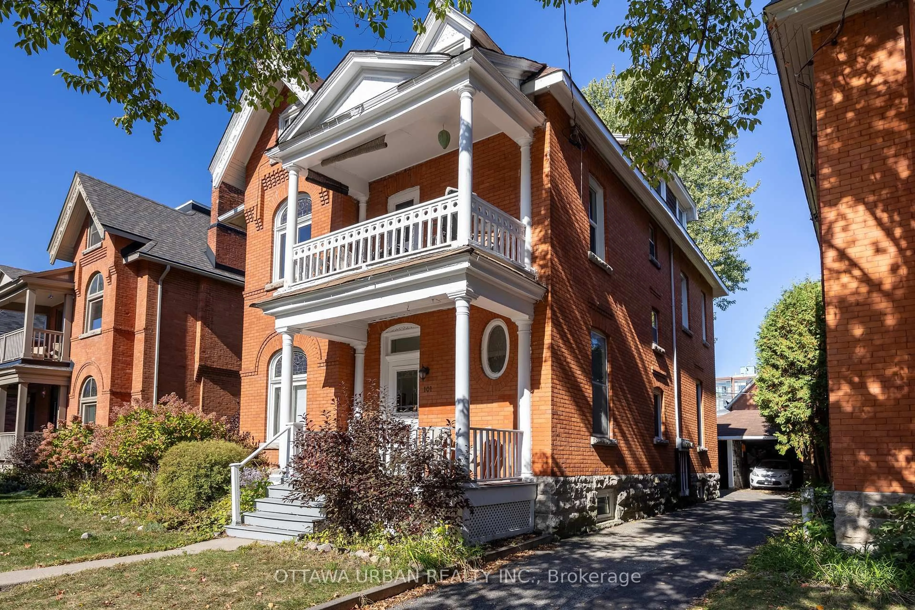 Home with brick exterior material, street for 101 Strathcona Ave, Ottawa Ontario K1S 1X5