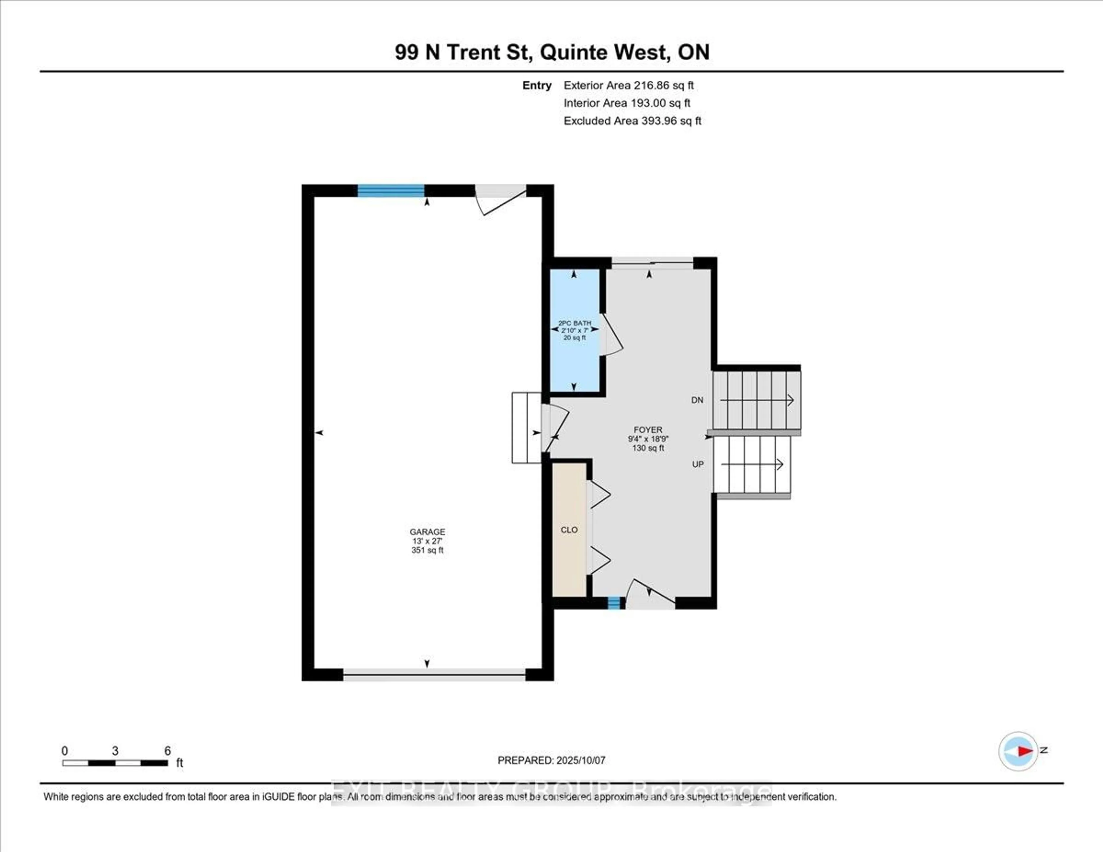 Floor plan for 99 North Trent St, Hastings Ontario K0K 2C0