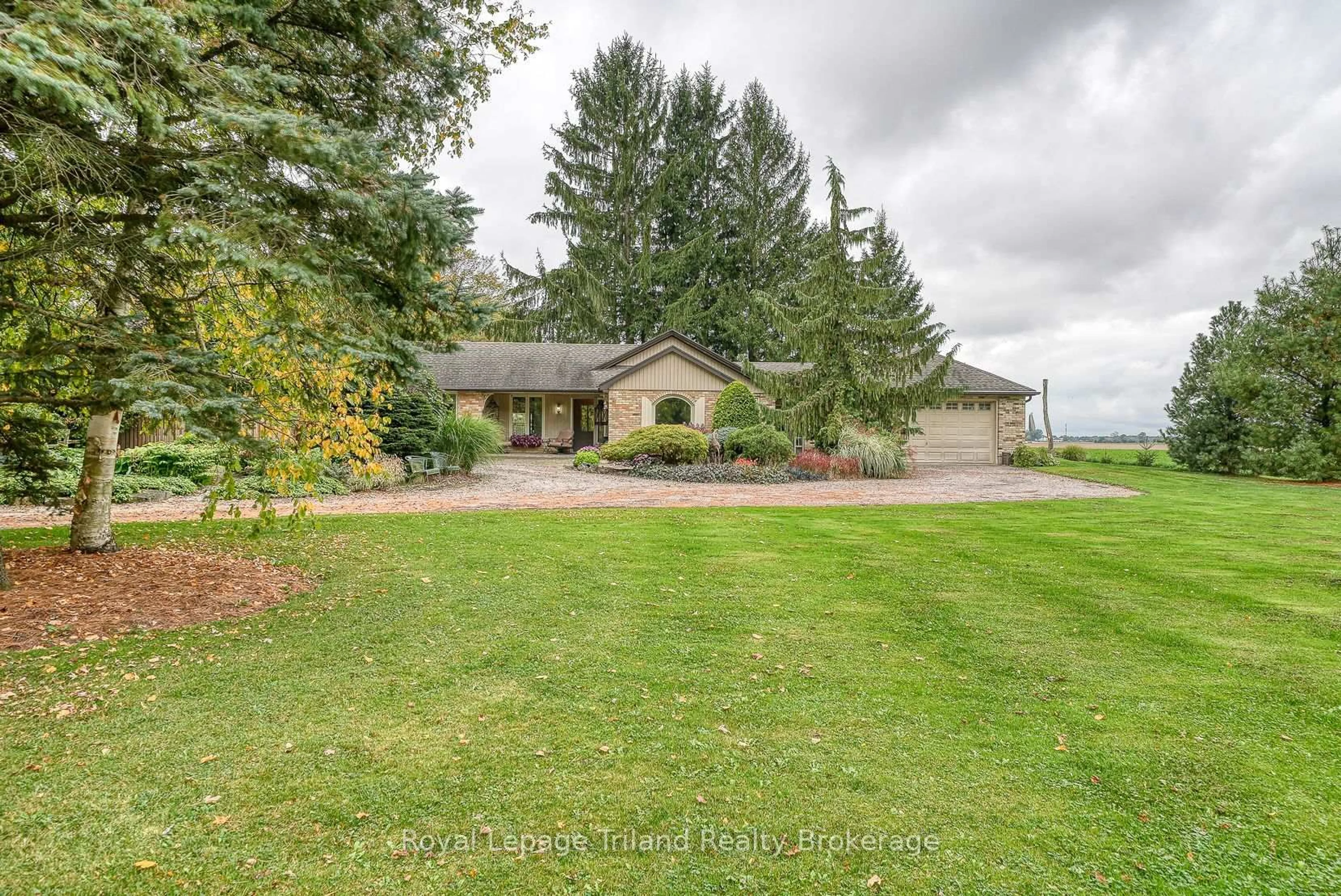 A pic from outside/outdoor area/front of a property/back of a property/a pic from drone, water/lake/river/ocean view for 655437 15TH Line, East Zorra-Tavistock Ontario N4S 7W2