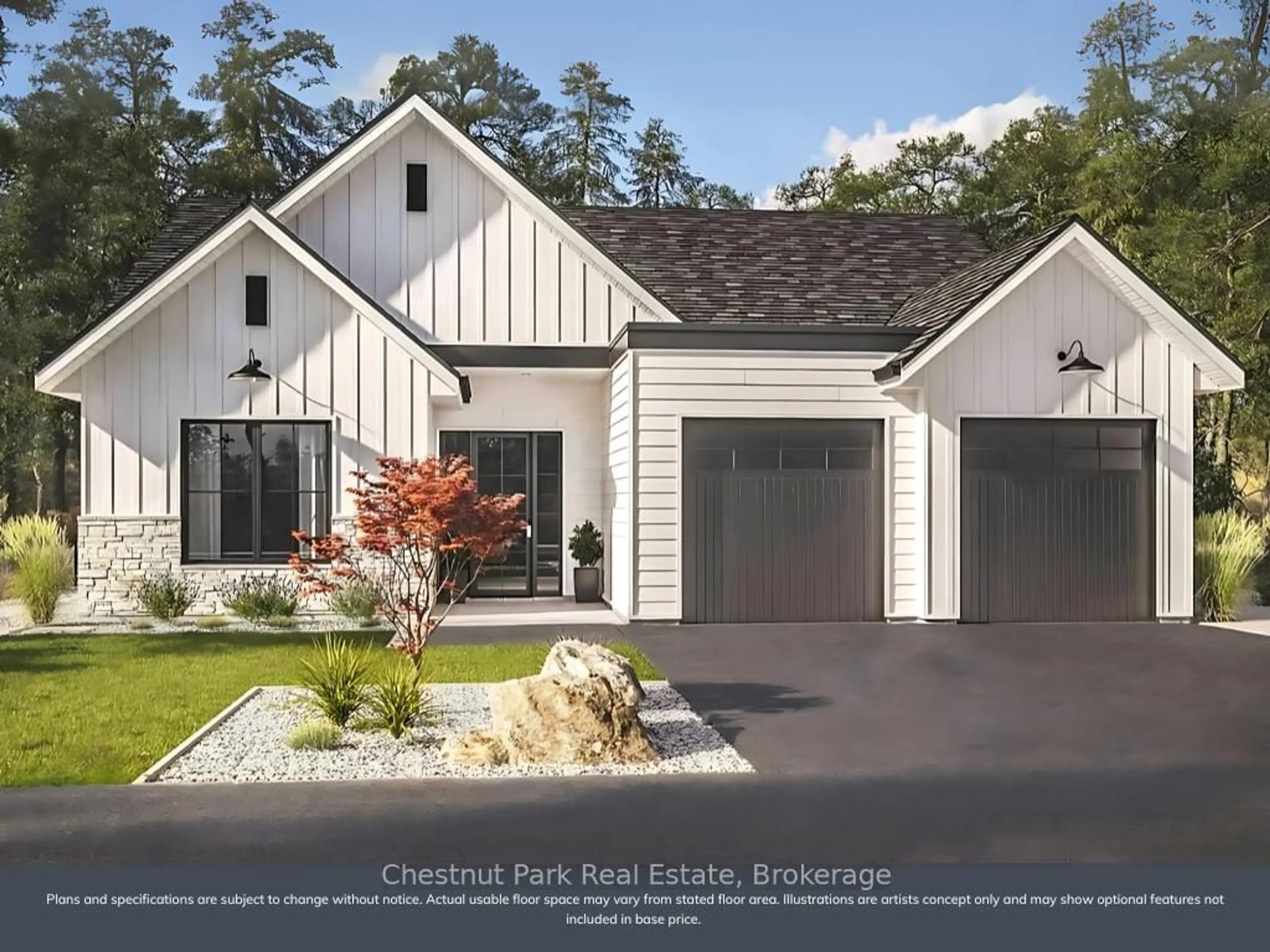 Home with brick exterior material, street for 384 Golf Course Rd, Huntsville Ontario P1H 1N8