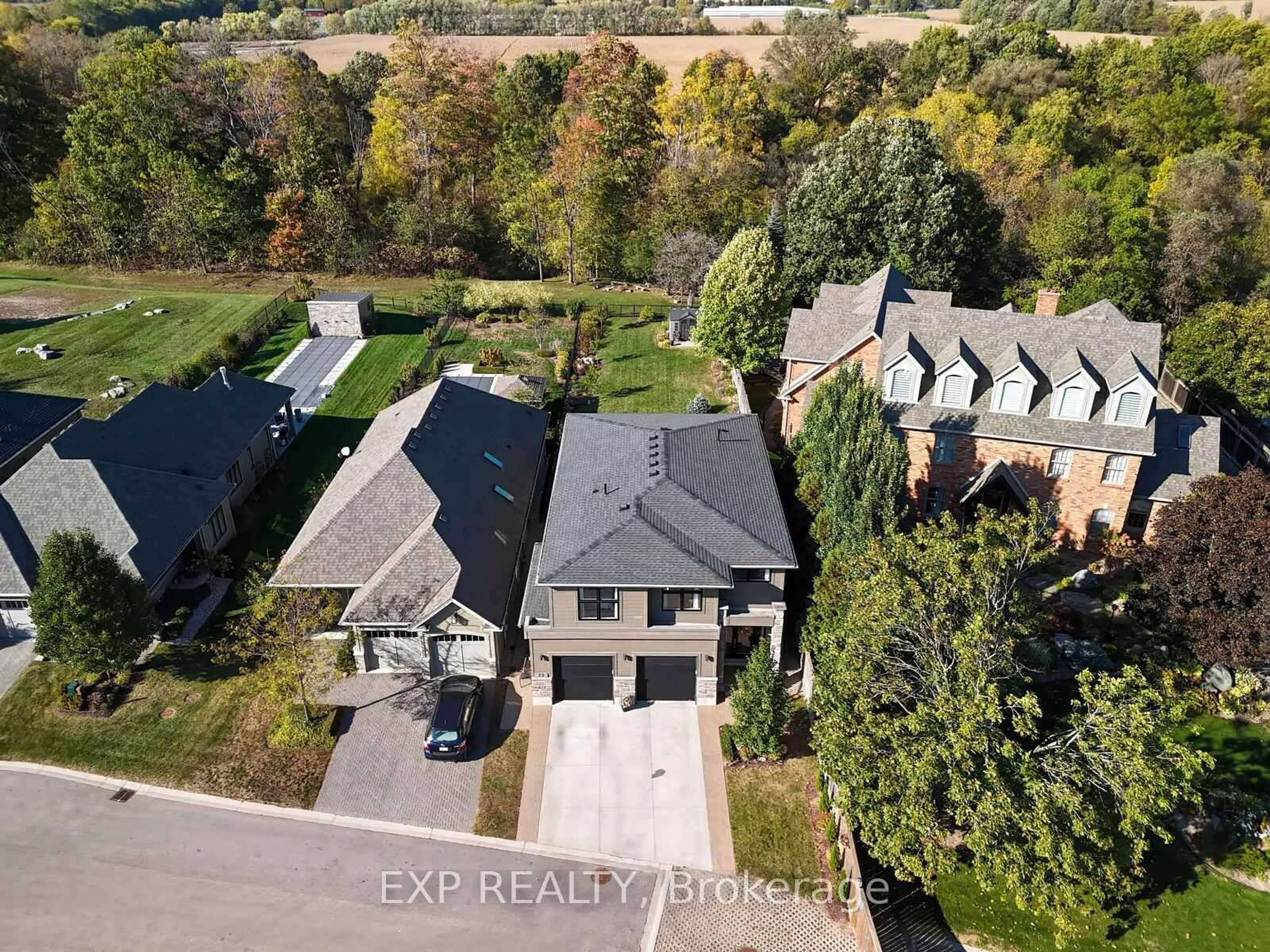 A pic from outside/outdoor area/front of a property/back of a property/a pic from drone, street for 4700 Hamilton Rd #29, Thames Centre Ontario N0L 1G6