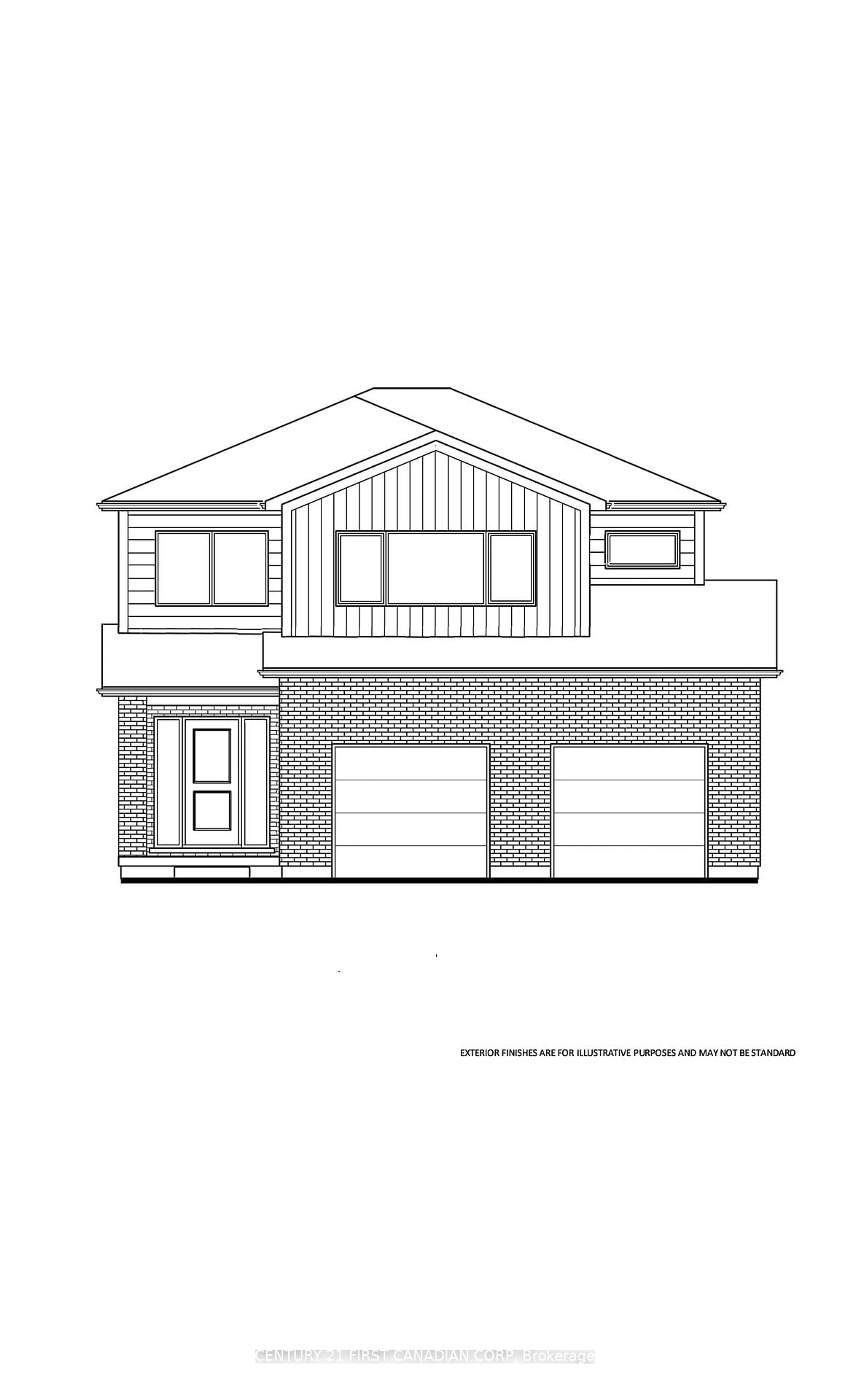 Home with brick exterior material, building for 132 Basil Cres, Middlesex Centre Ontario N0M 2A0