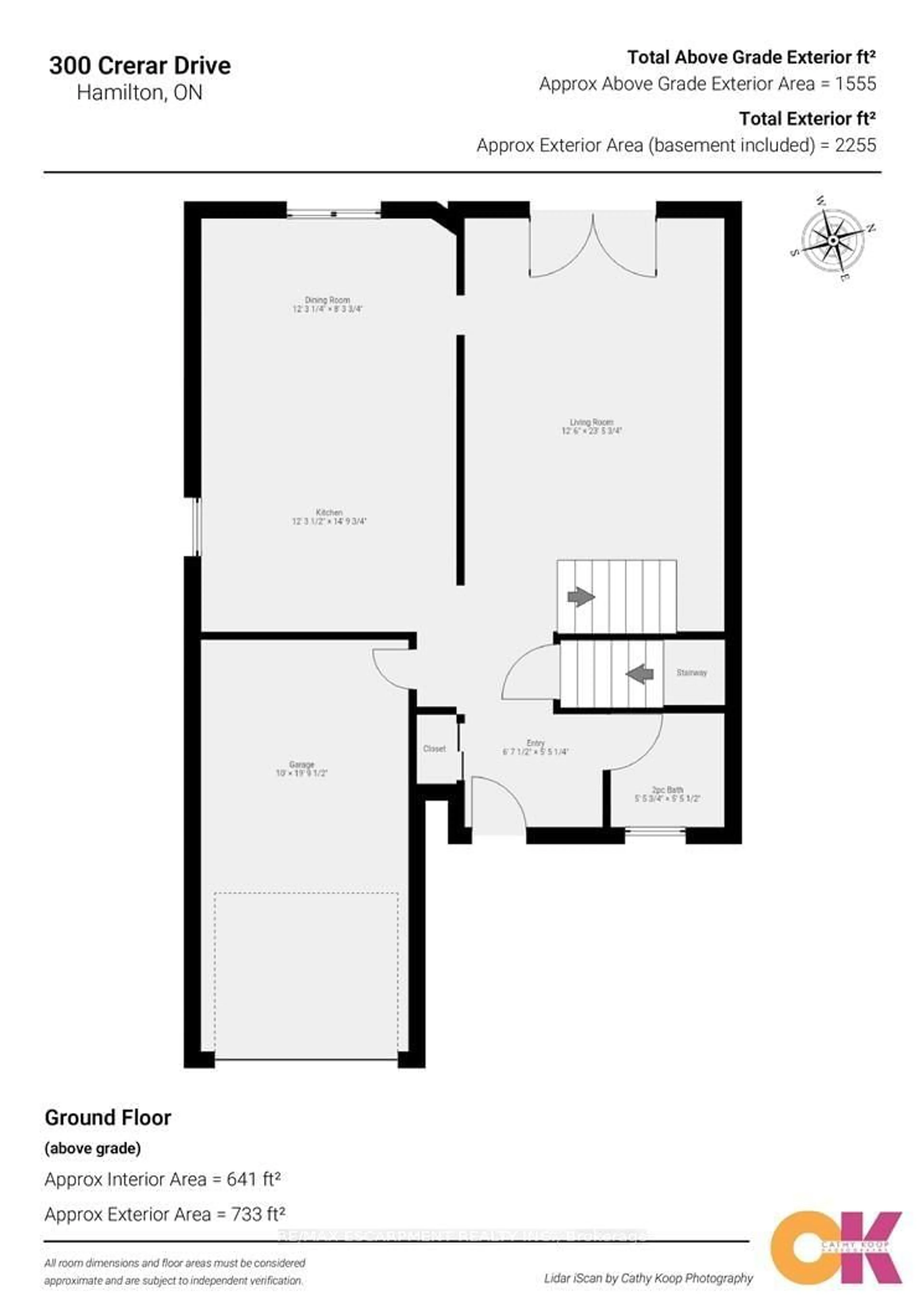 Floor plan for 300 CRERAR Dr, Hamilton Ontario L9A 5B5
