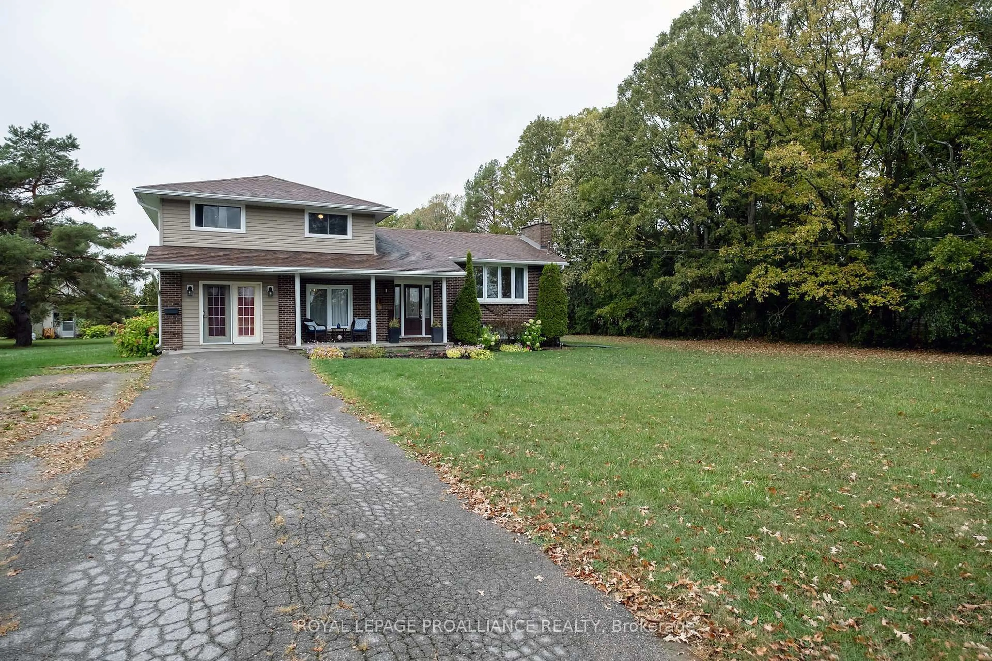 A pic from outside/outdoor area/front of a property/back of a property/a pic from drone, street for 208 Ritz Rd, Corbyville Ontario K0K 1V0