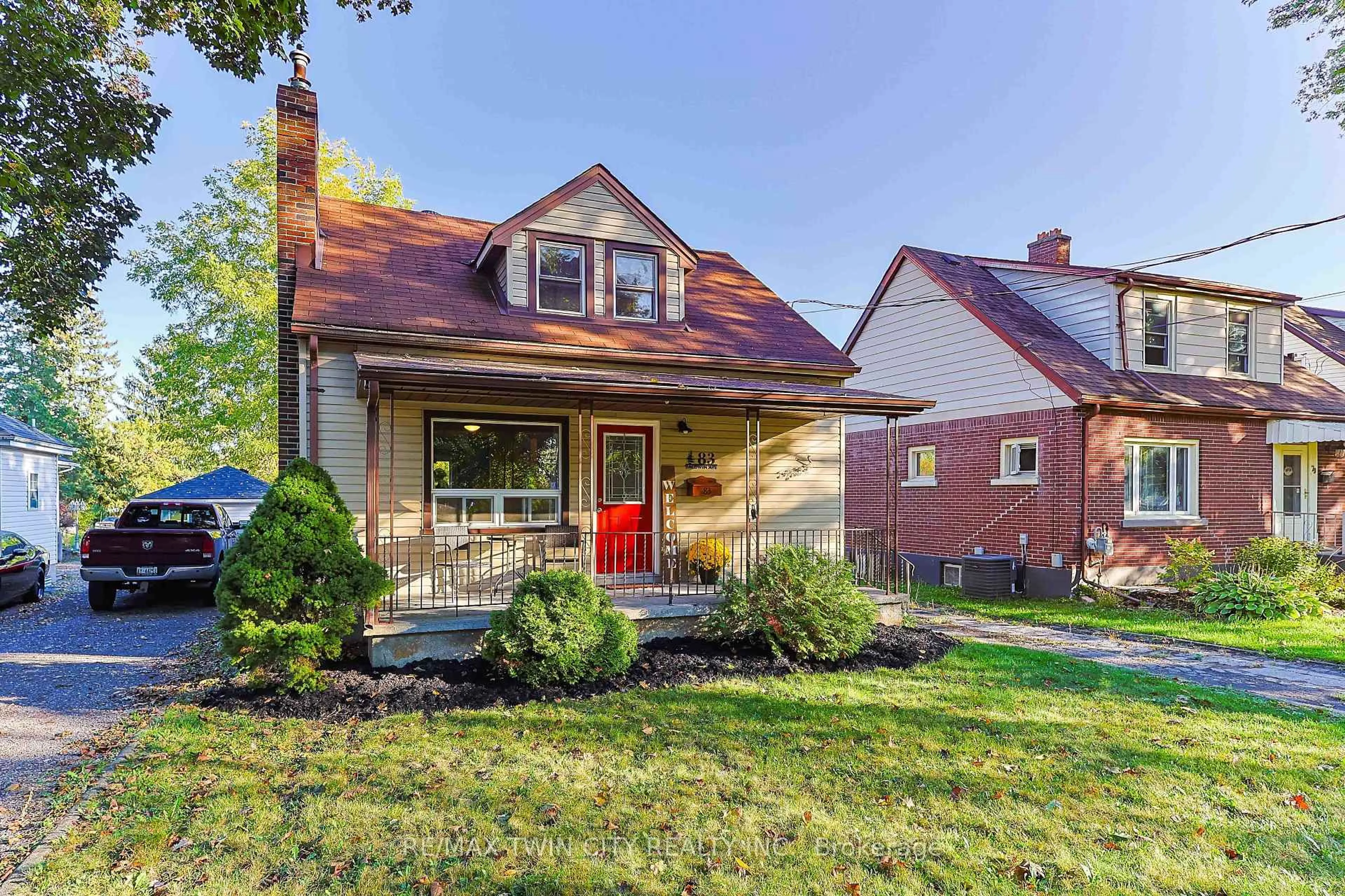 Home with brick exterior material, street for 83 Baldwin Ave, Brantford Ontario N3S 1H9