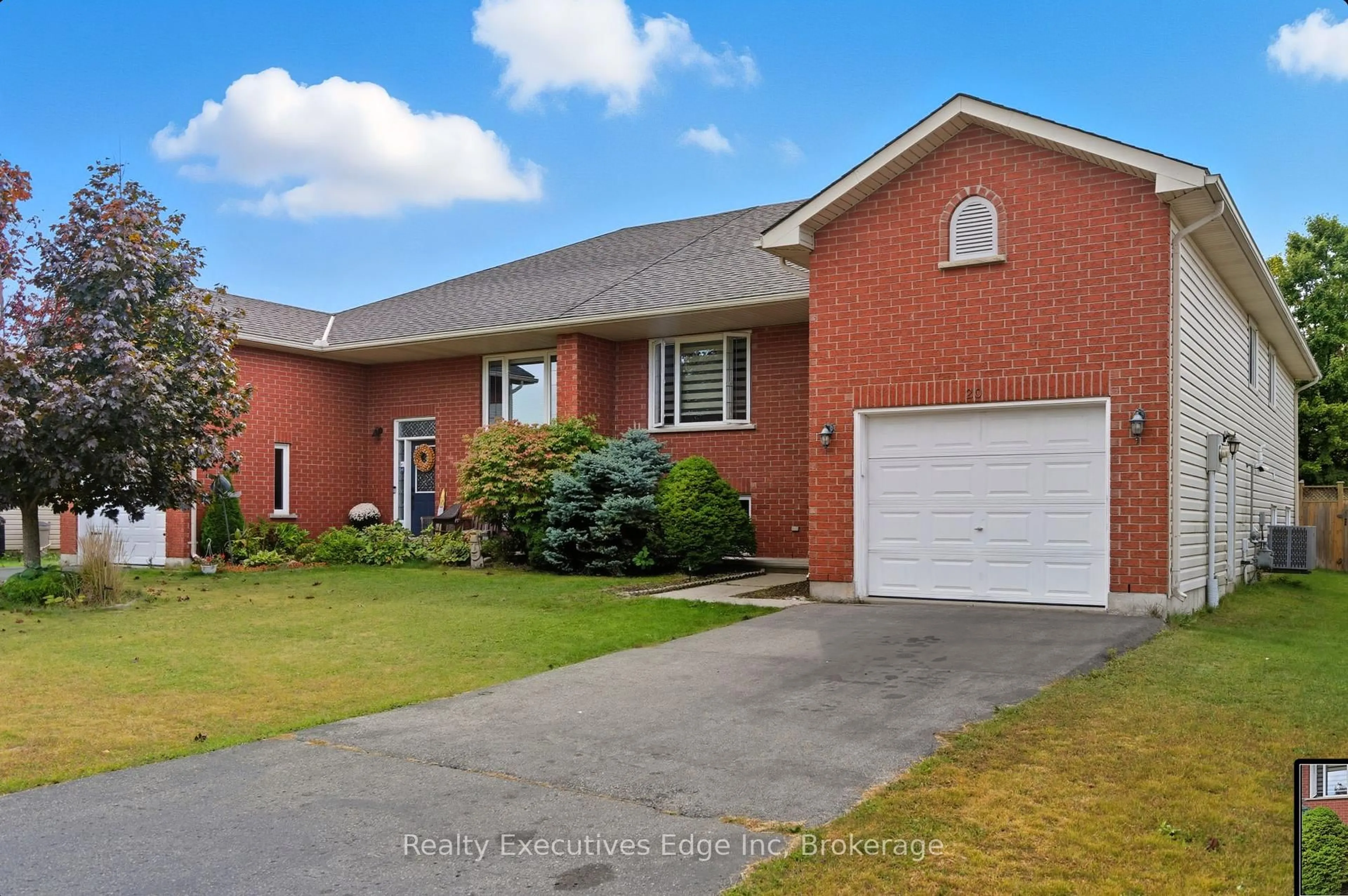 Home with brick exterior material, street for 20 Landon Ave, Norfolk Ontario N3Y 5J8