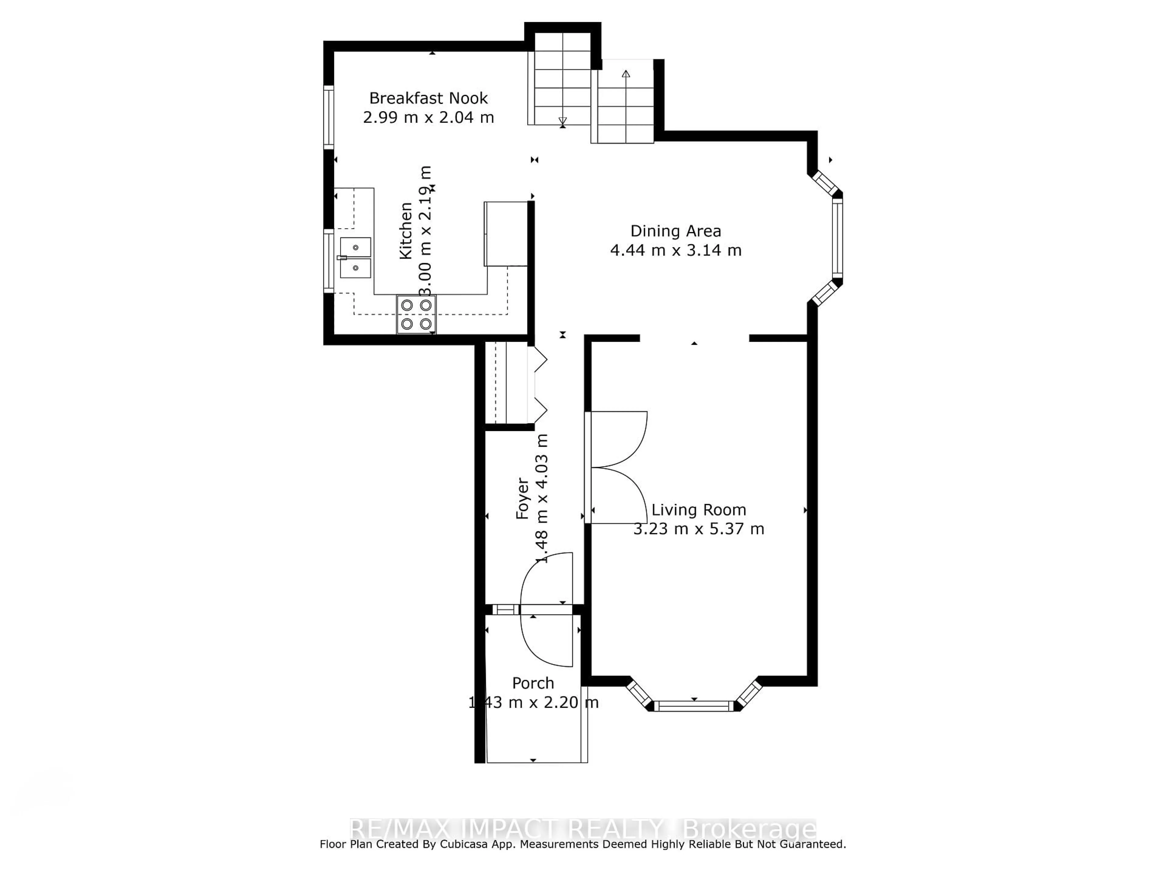 Floor plan for 799 Daintry Cres, Cobourg Ontario K9A 4Z3