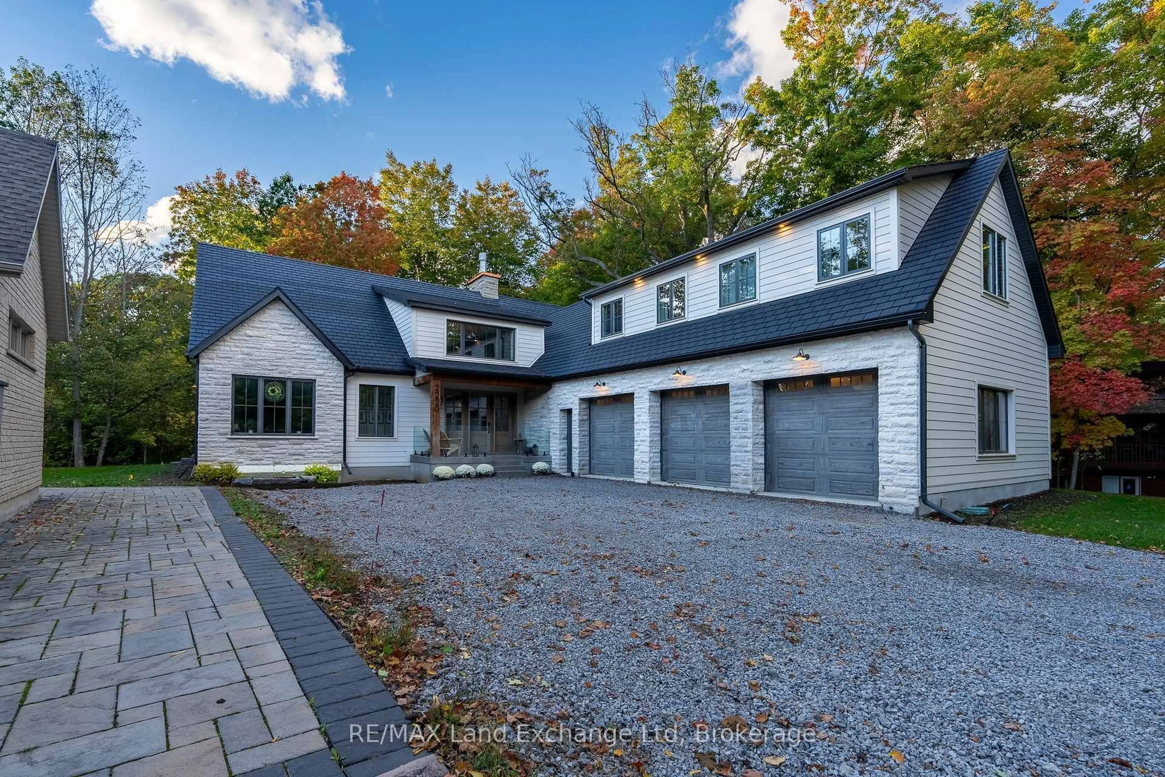 Home with brick exterior material, street for 2220 (#4) Four Mile Creek Rd, Niagara-on-the-Lake Ontario L0S 1J0