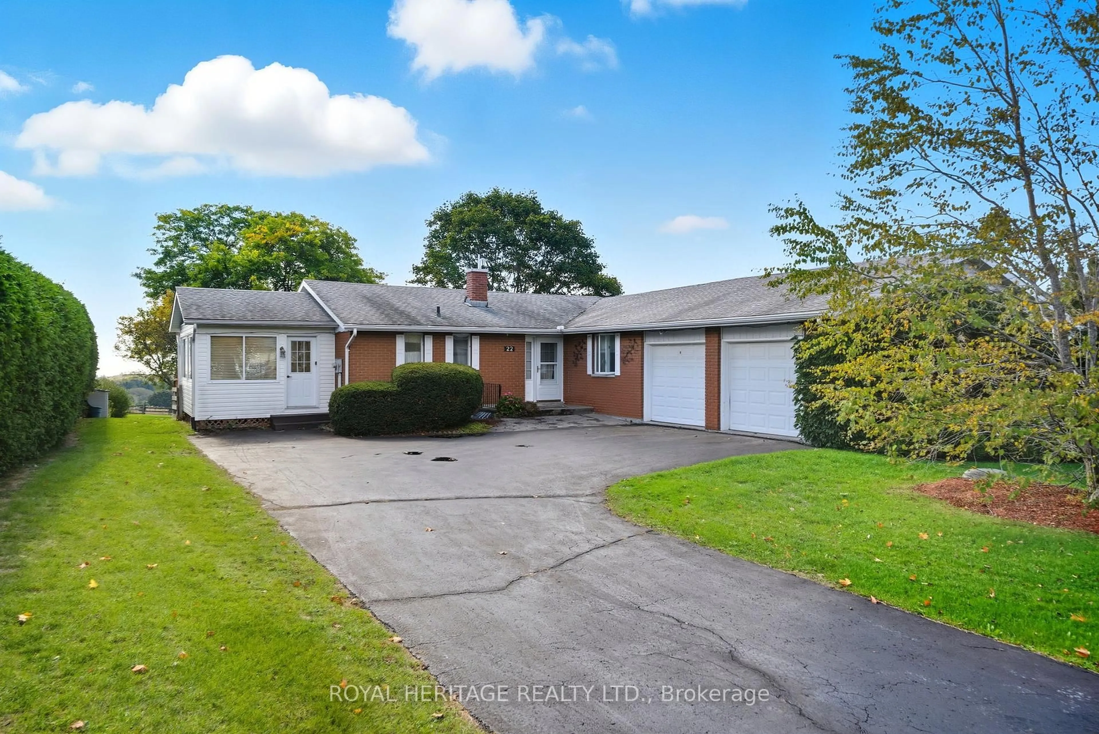 A pic from outside/outdoor area/front of a property/back of a property/a pic from drone, street for 22 Park St, Cramahe Ontario K0K 1S0