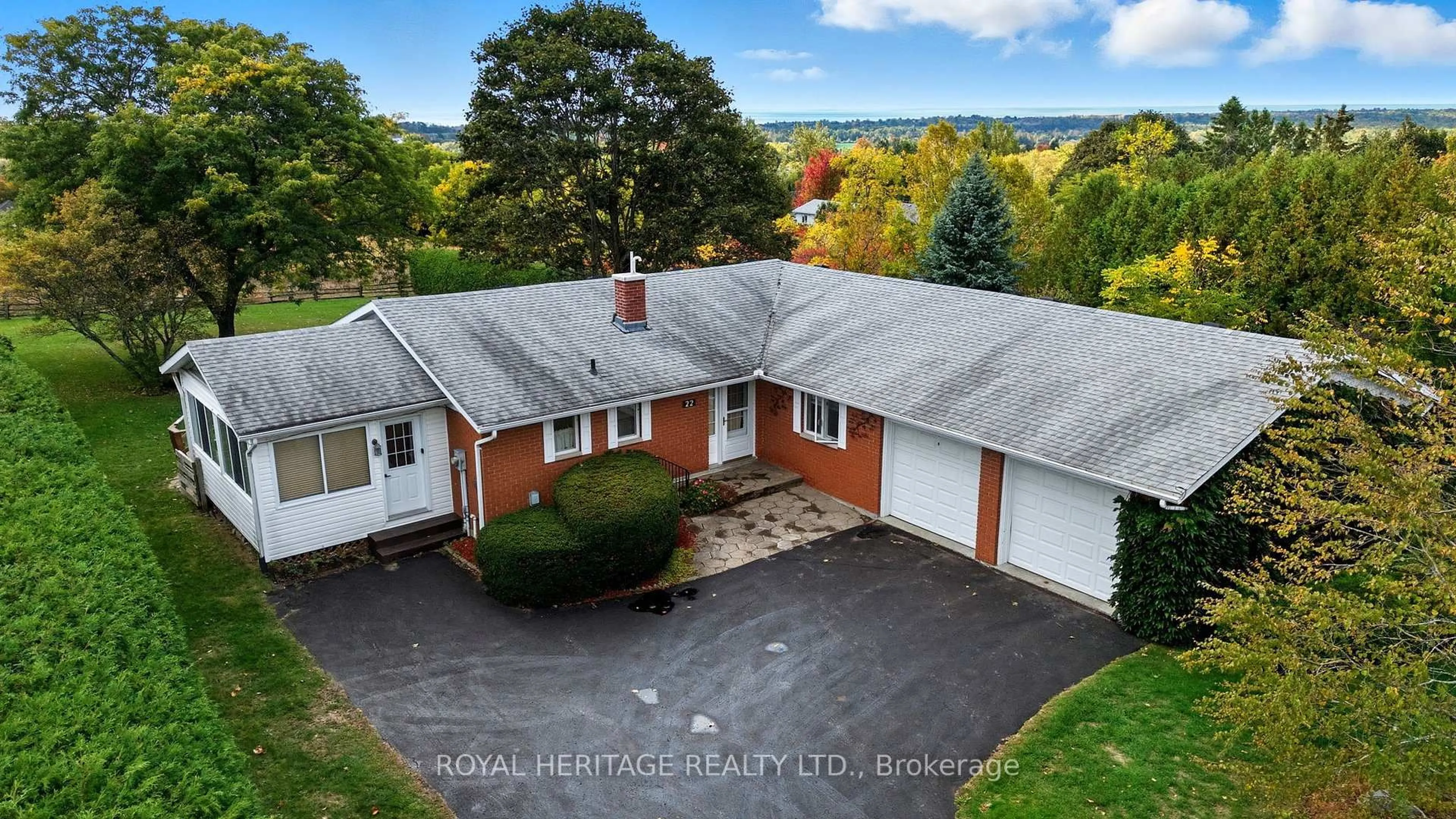 A pic from outside/outdoor area/front of a property/back of a property/a pic from drone, street for 22 Park St, Cramahe Ontario K0K 1S0