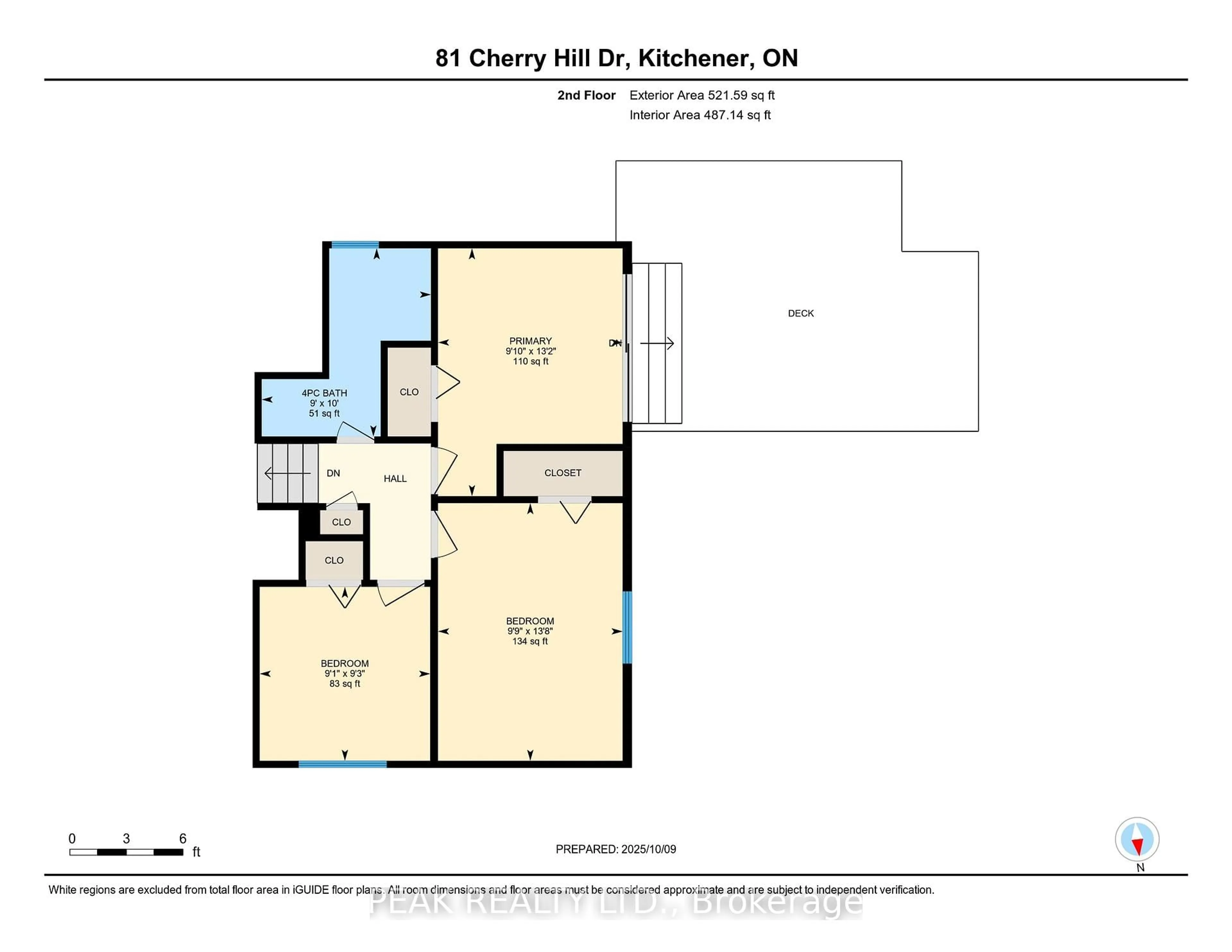 Floor plan for 81 Cherry Hill Dr, Kitchener Ontario N2E 1N5