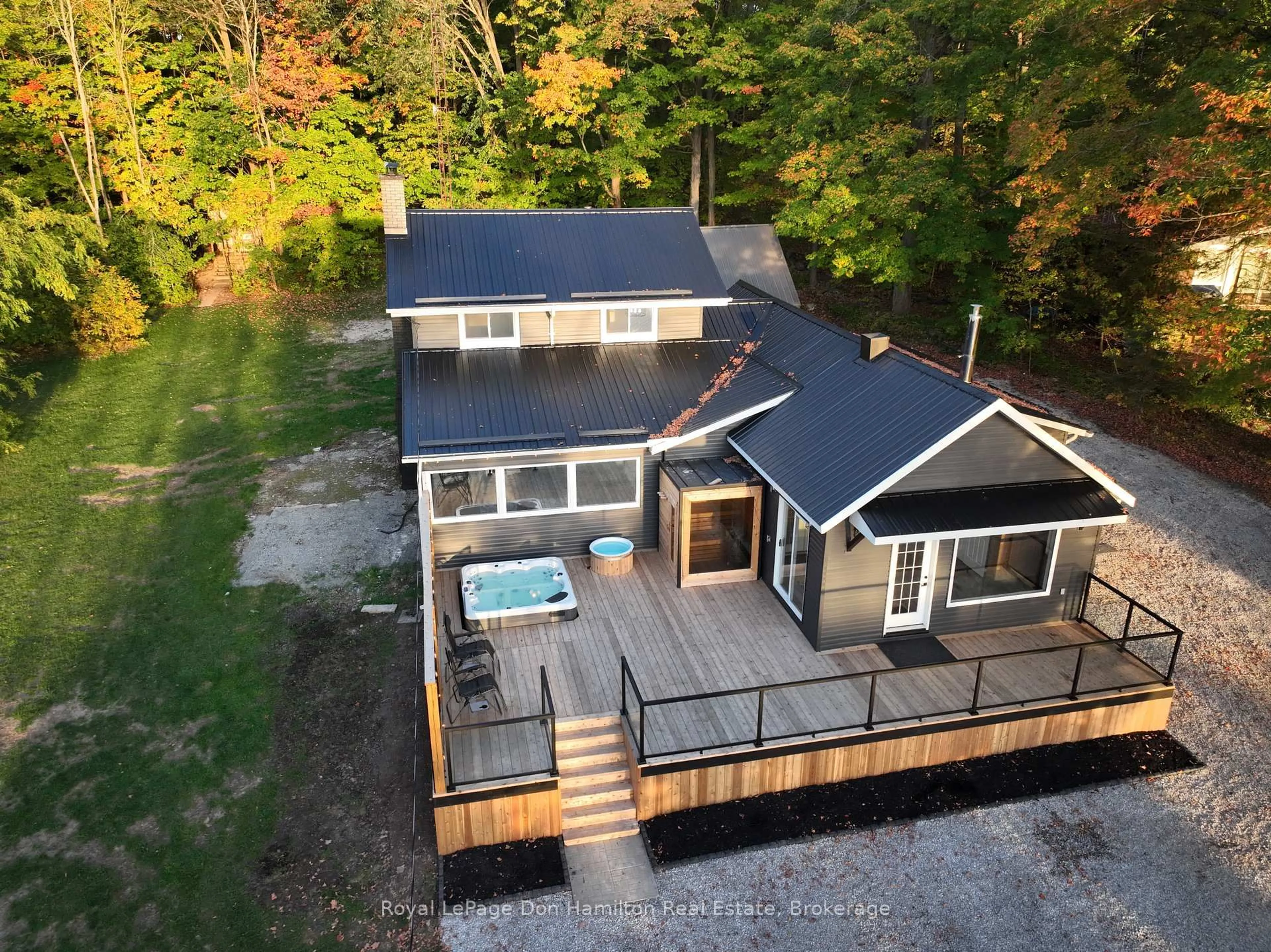 A pic from outside/outdoor area/front of a property/back of a property/a pic from drone, water/lake/river/ocean view for 144 Lake Dalrymple Rd, Kawartha Lakes Ontario L0K 1W0