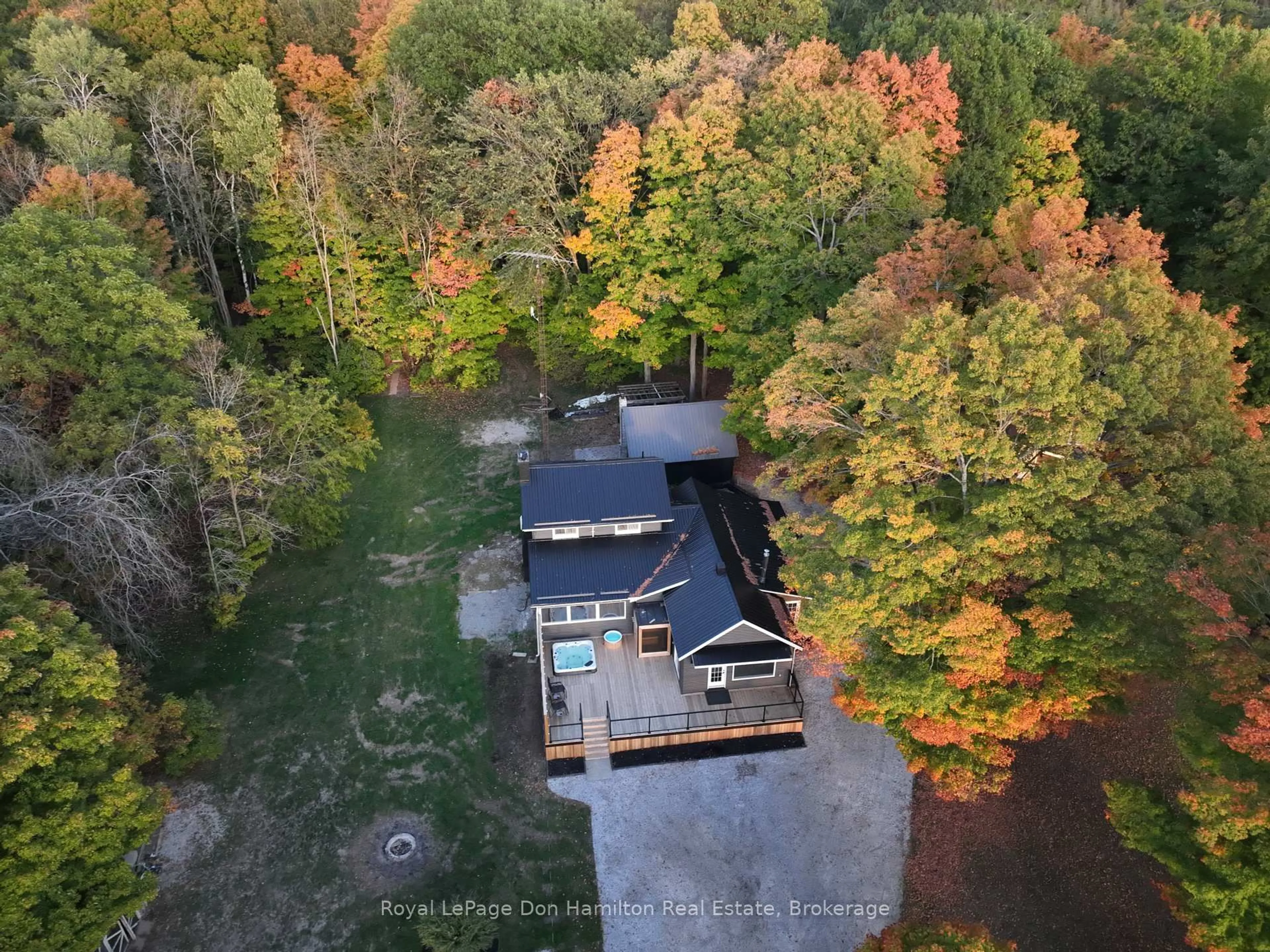 A pic from outside/outdoor area/front of a property/back of a property/a pic from drone, forest/trees view for 144 Lake Dalrymple Rd, Kawartha Lakes Ontario L0K 1W0
