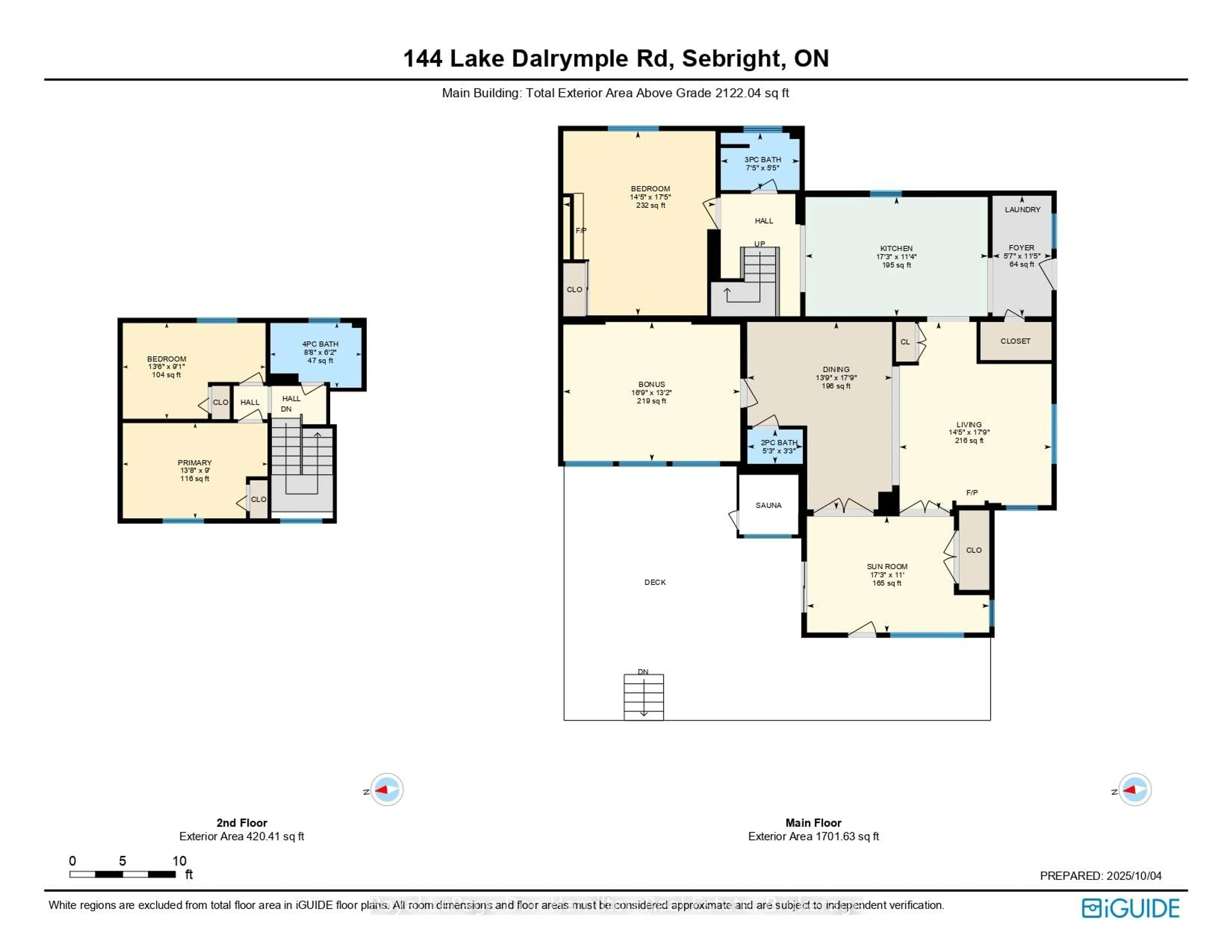 Floor plan for 144 Lake Dalrymple Rd, Kawartha Lakes Ontario L0K 1W0