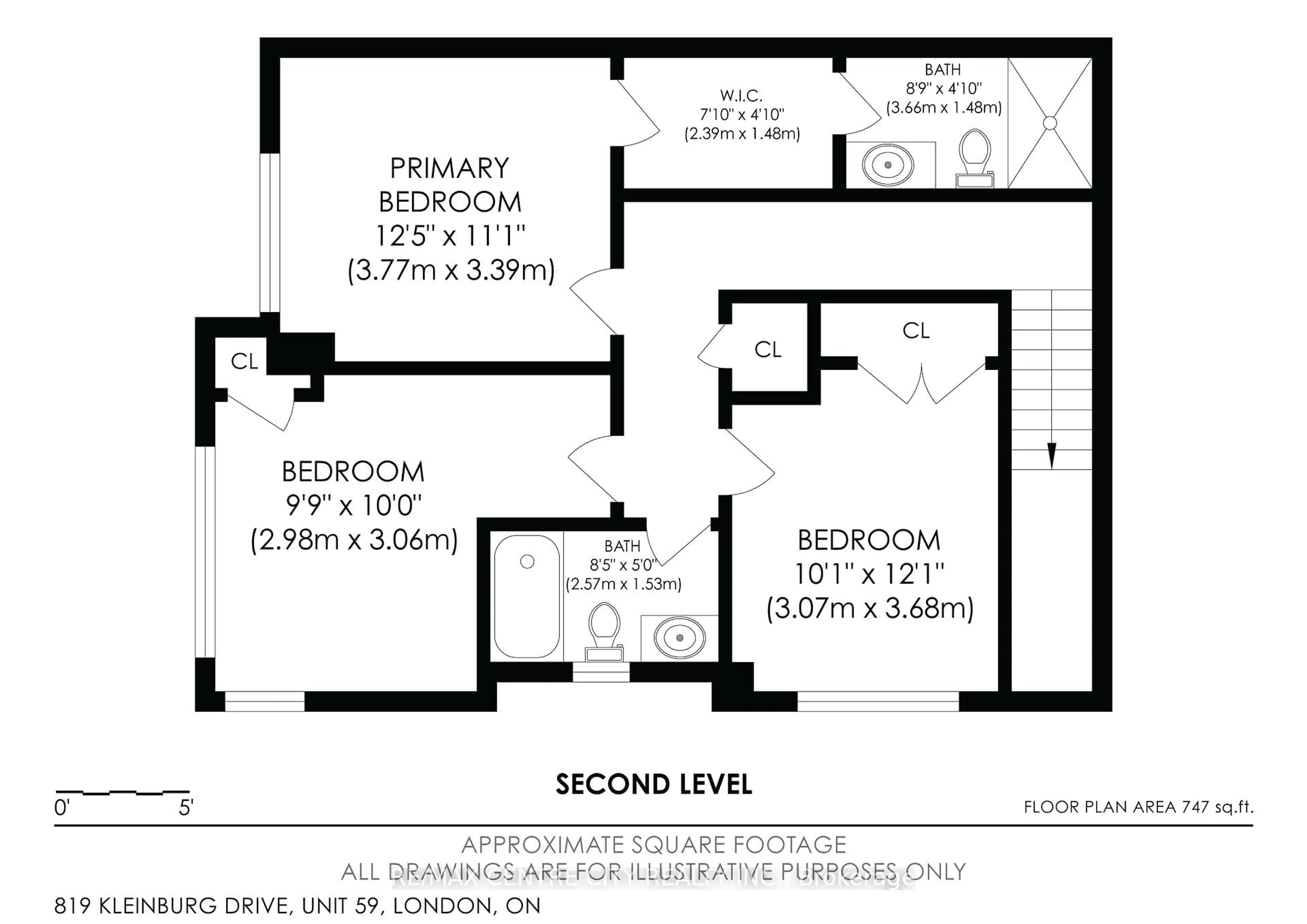 Floor plan for 819 Kleinburg Dr #59, London North Ontario N5X 0N6
