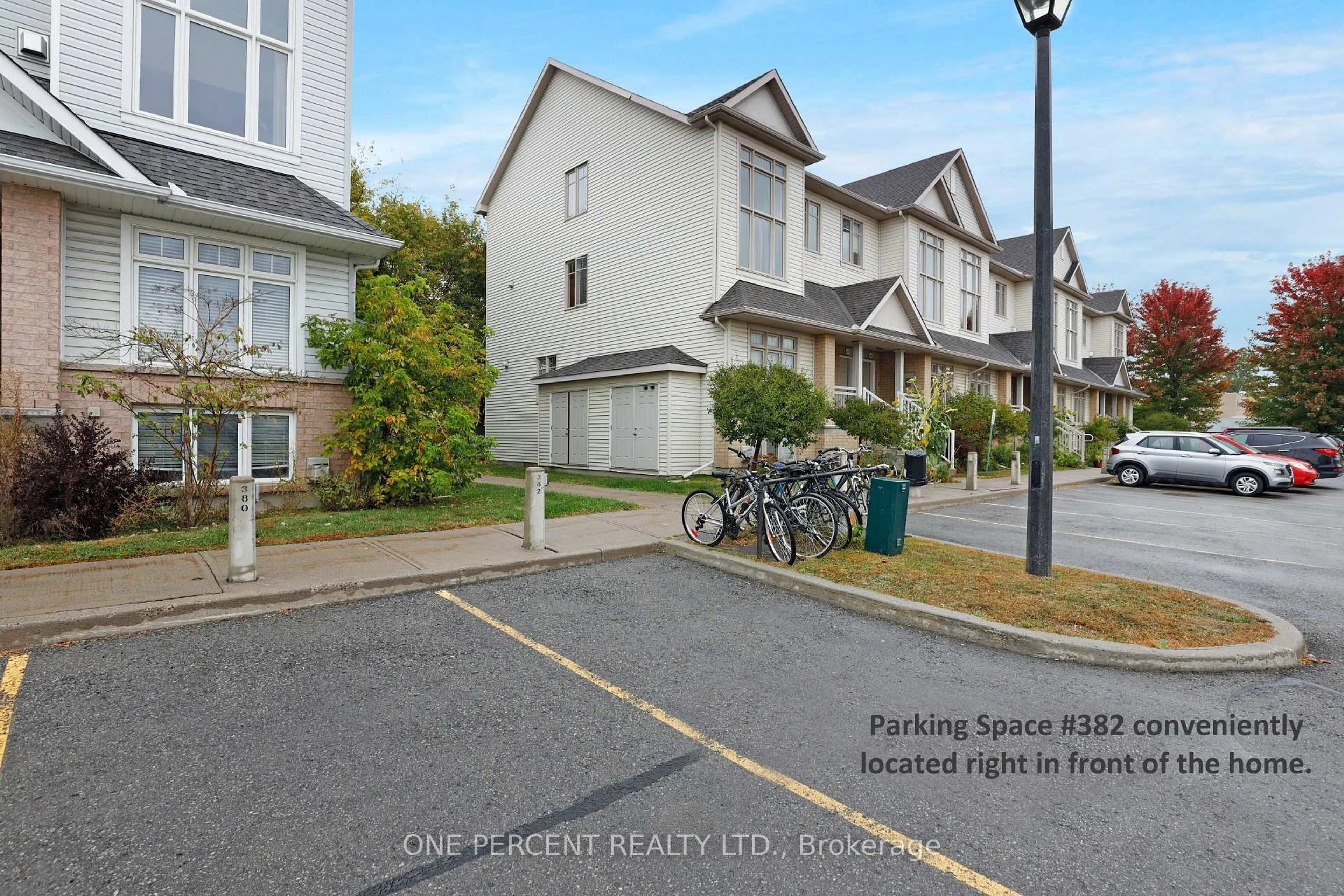 A pic from outside/outdoor area/front of a property/back of a property/a pic from drone, street for 382 Galston Private #24, Ottawa Ontario K1W 0G3