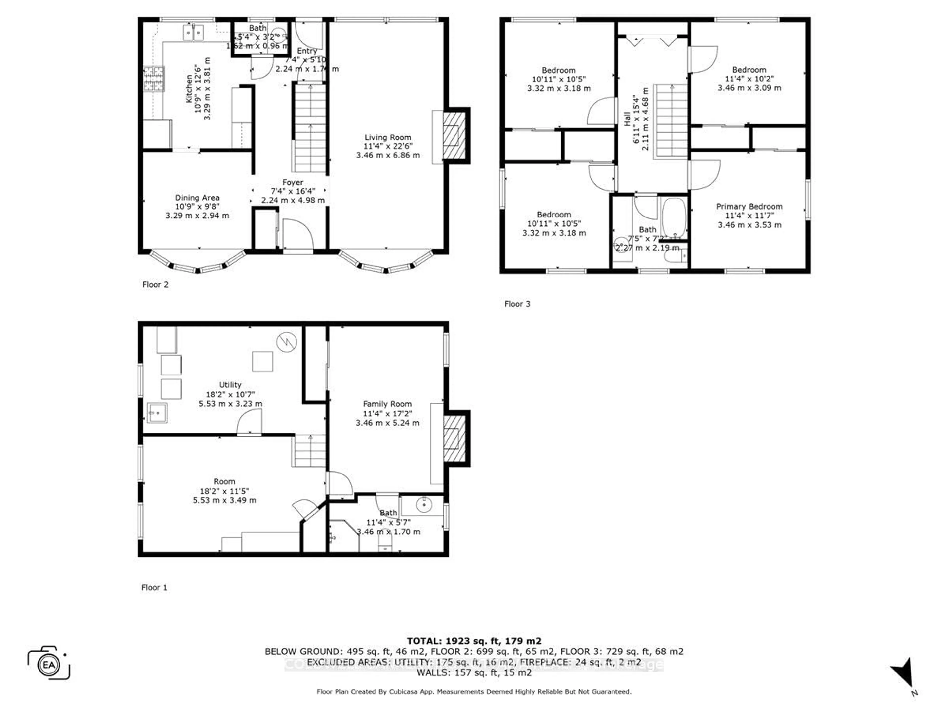 Floor plan for 2326 Harding Rd, Ottawa Ontario K1G 3B9