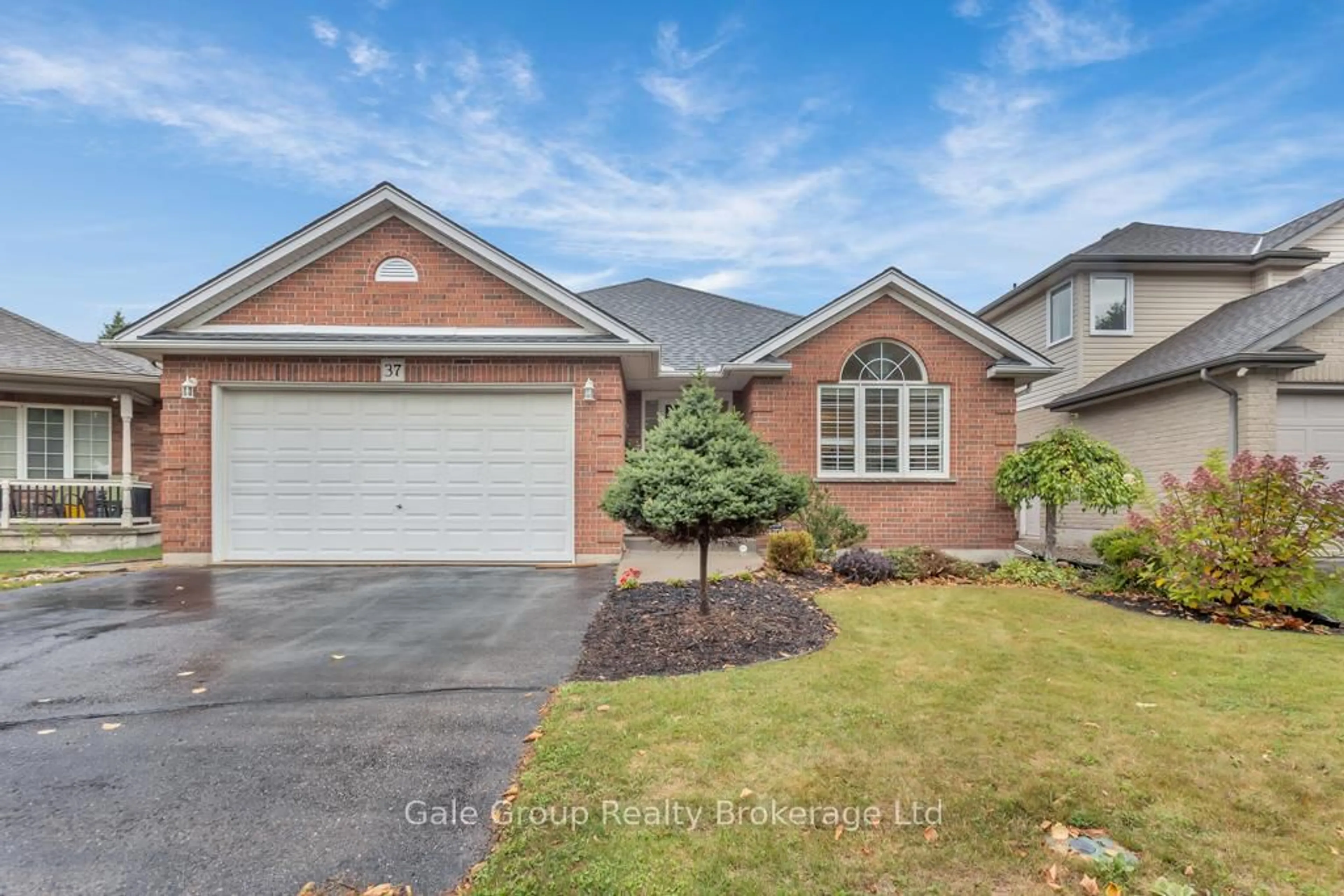 Home with brick exterior material, street for 37 Crow Cres, Woodstock Ontario N4T 1S6