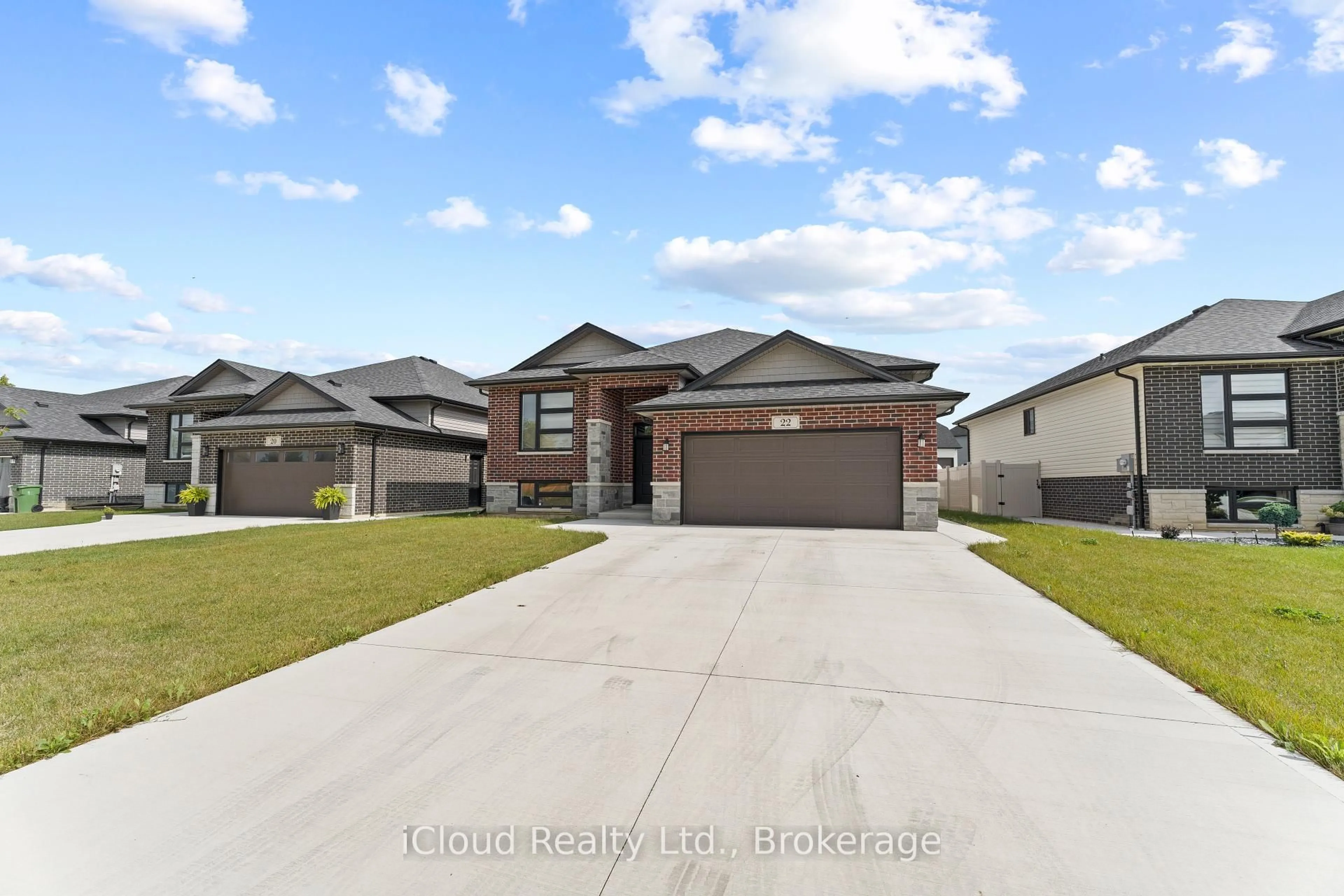 Home with brick exterior material, street for 22 Kingsbridge Dr, Amherstburg Ontario N9V 4A4