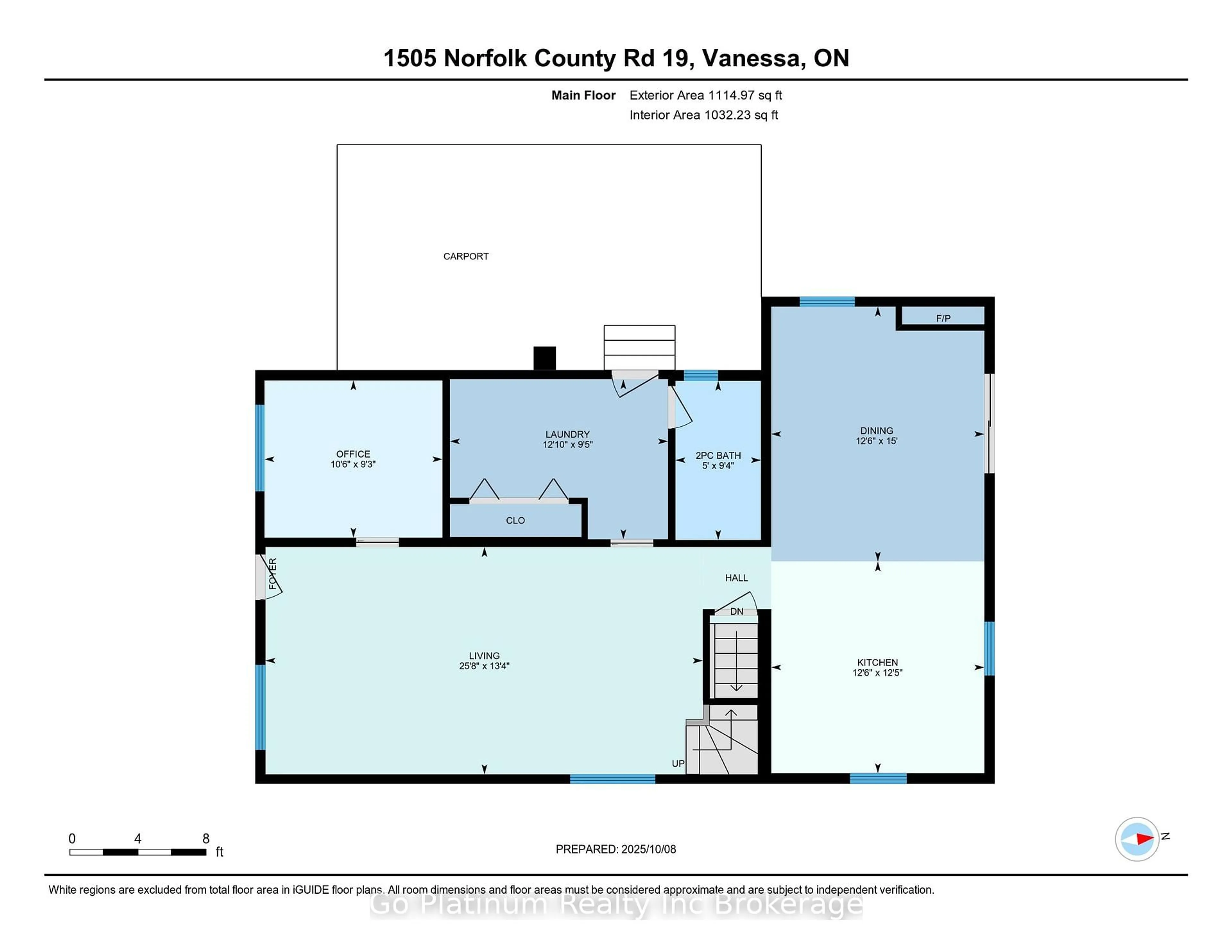Floor plan for 1505 Norfolk County Rd 19 Rd, Norfolk Ontario N0E 1V0