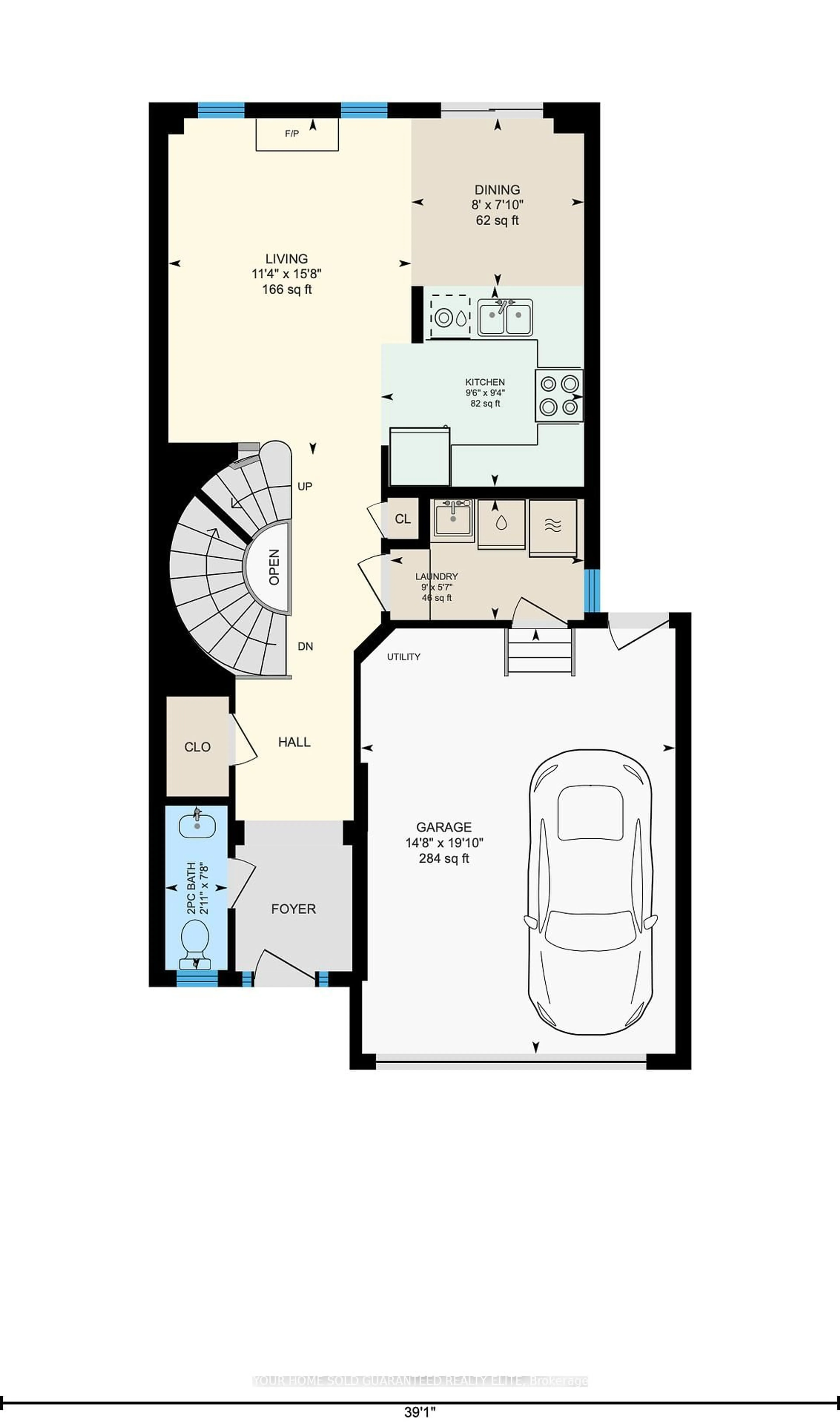 Floor plan for 72 Cornerstone Dr, Hamilton Ontario L8J 0A9