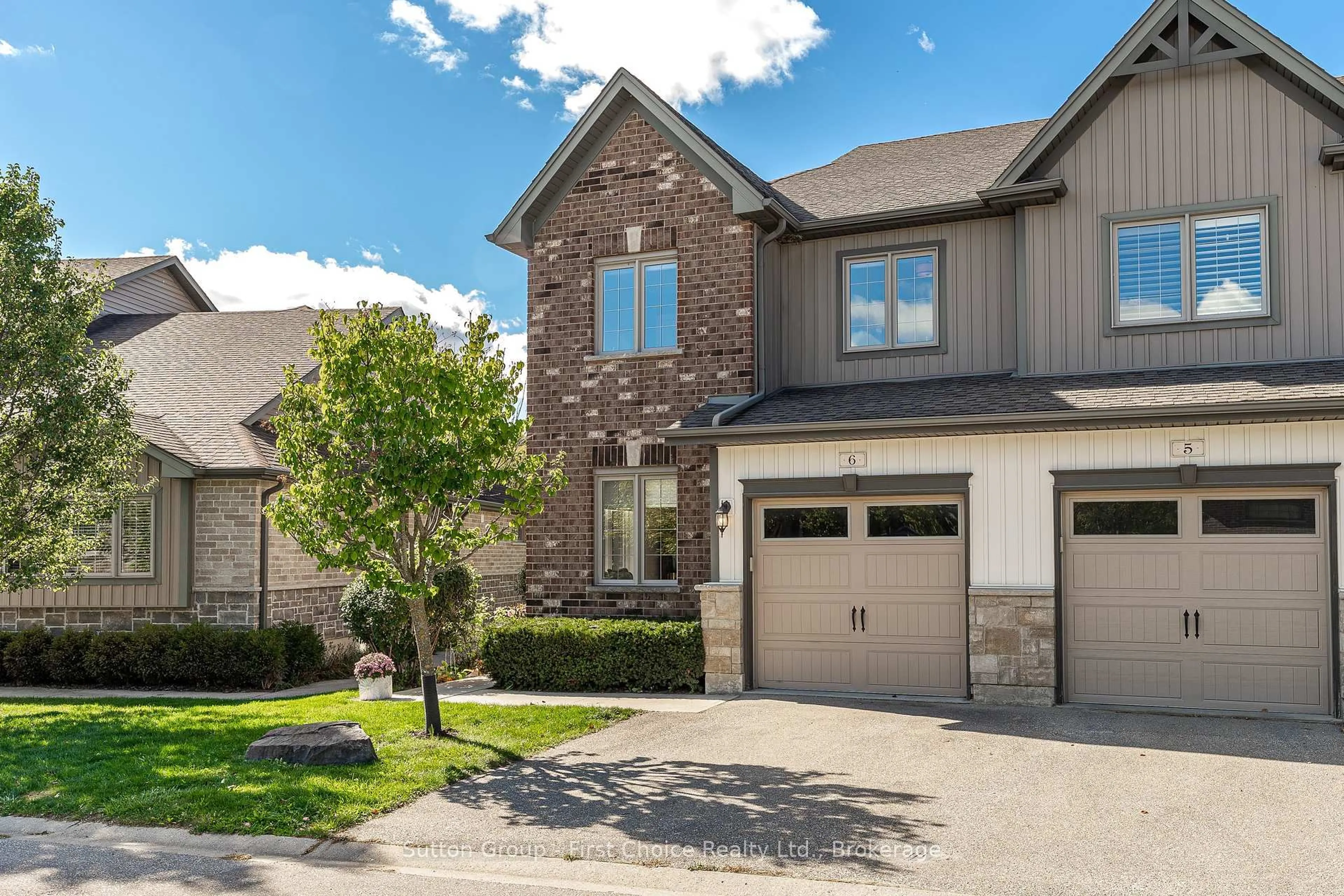 Home with brick exterior material, street for 55 Harrison St #6, Stratford Ontario N5A 0C9