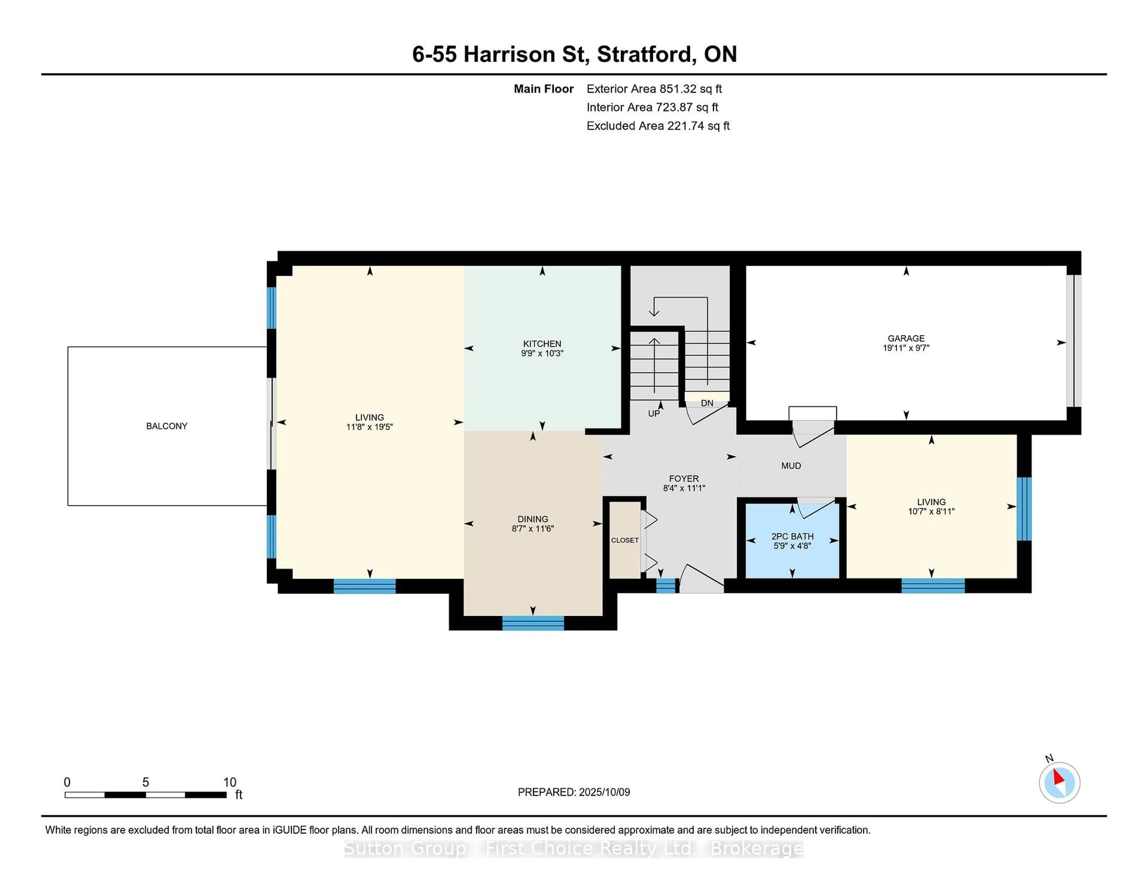 Floor plan for 55 Harrison St #6, Stratford Ontario N5A 0C9