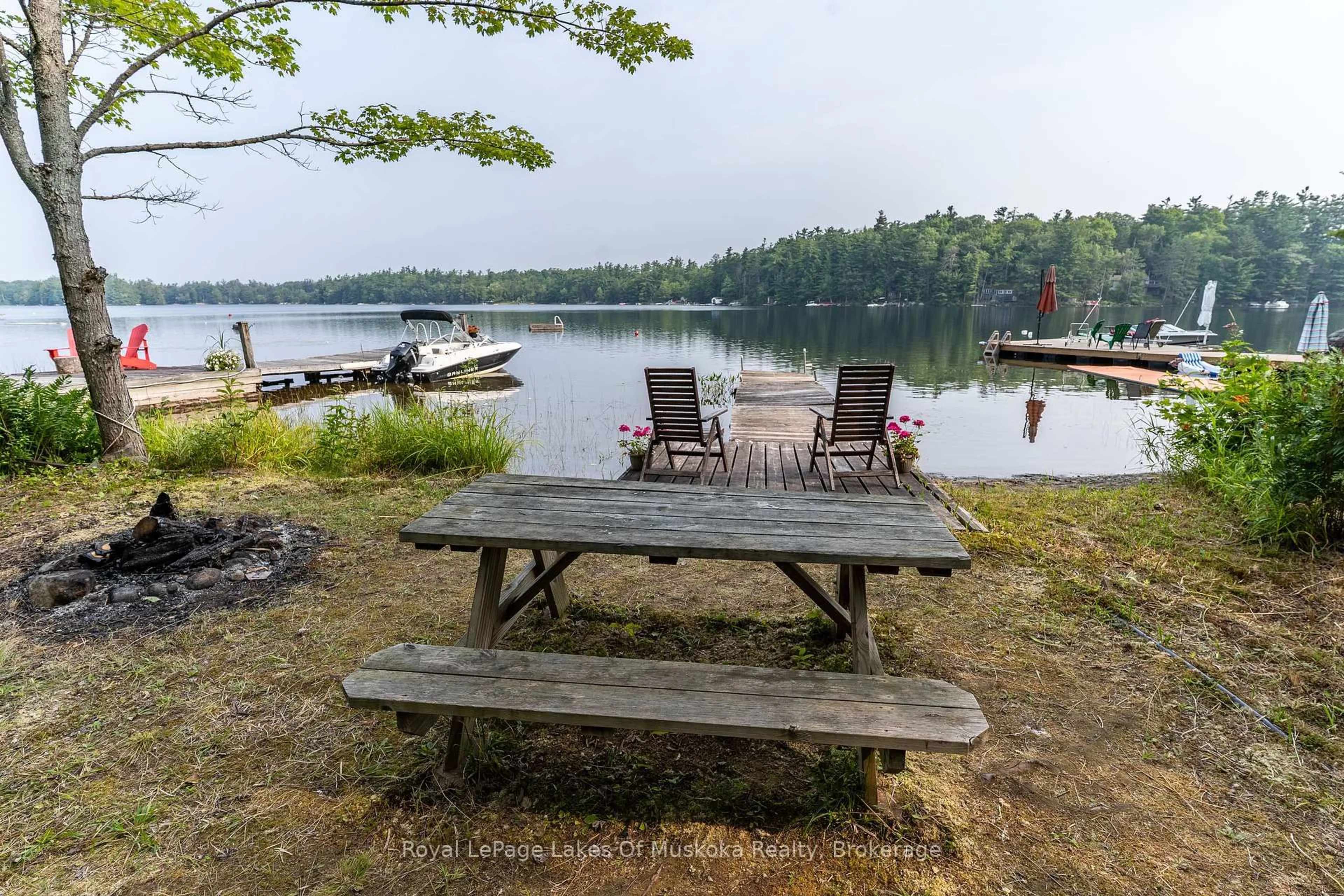 Patio, water/lake/river/ocean view for 1072 Long Lake Rd, Muskoka Lakes Ontario P0C 1A0