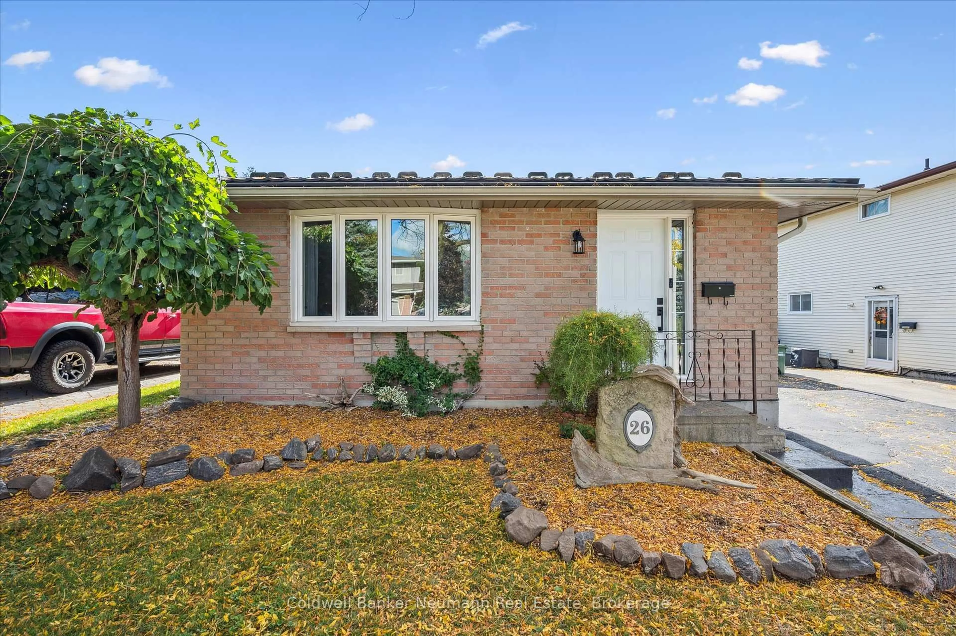 Home with brick exterior material, street for 26 Upton Cres, Guelph Ontario N1E 6P3
