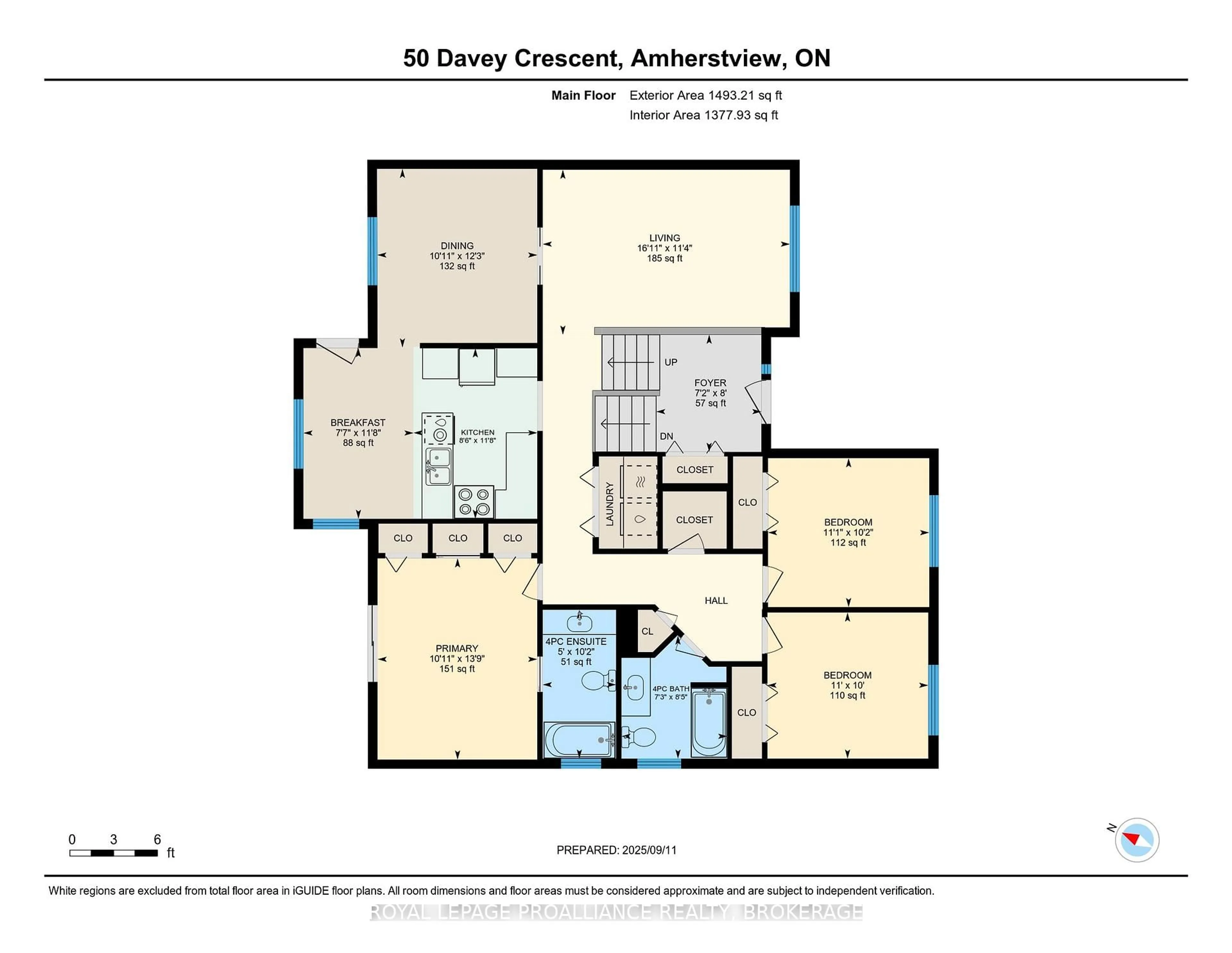 Floor plan for 50 Davey Cres, Loyalist Ontario K7N 1X7
