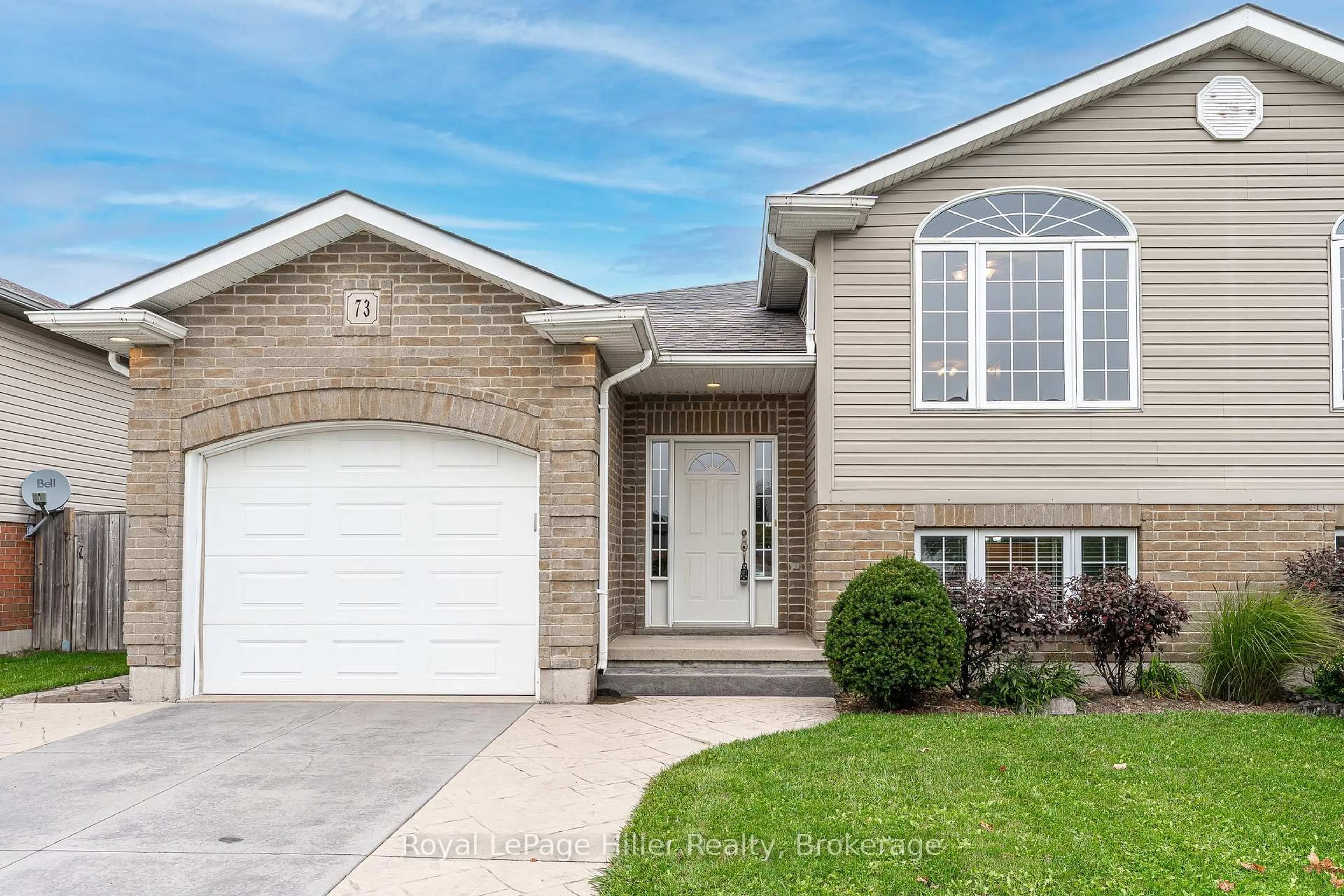 Home with vinyl exterior material, street for 73 Park Lane, West Perth Ontario N0K 1N0