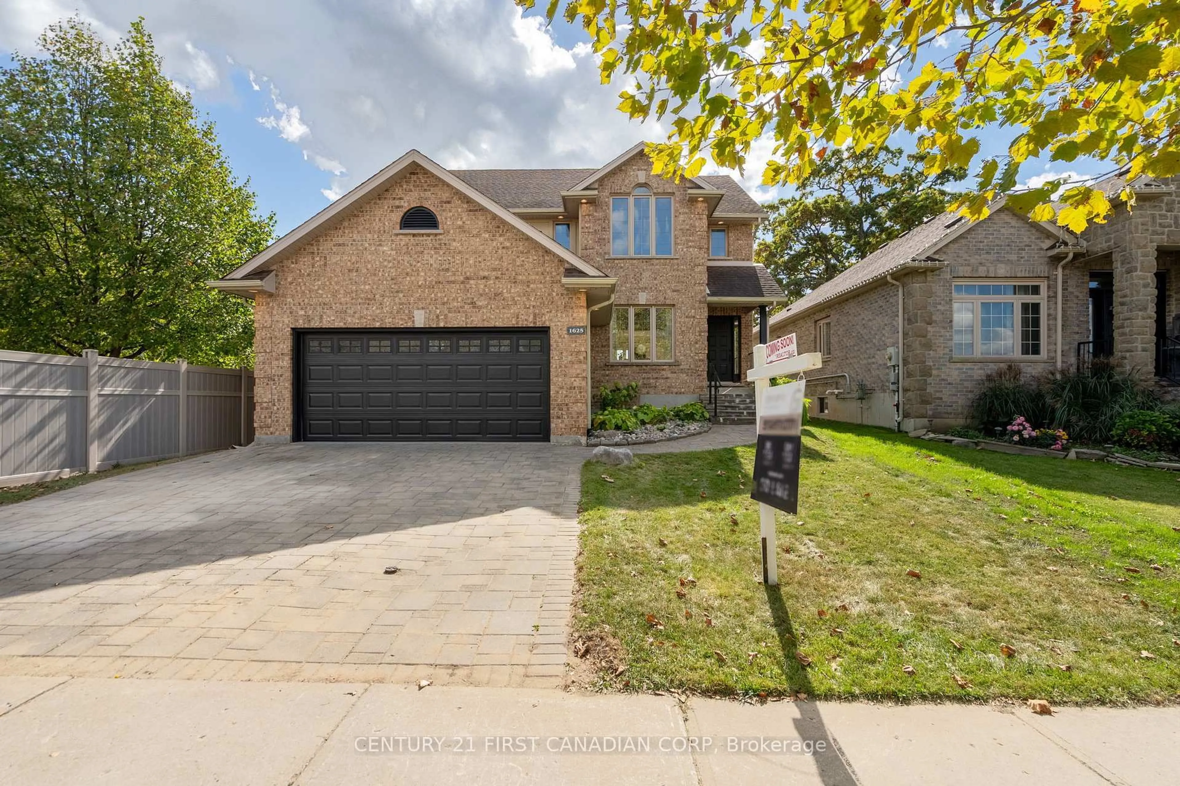 Home with brick exterior material, street for 1625 Shore Rd, London South Ontario N6K 4Z5
