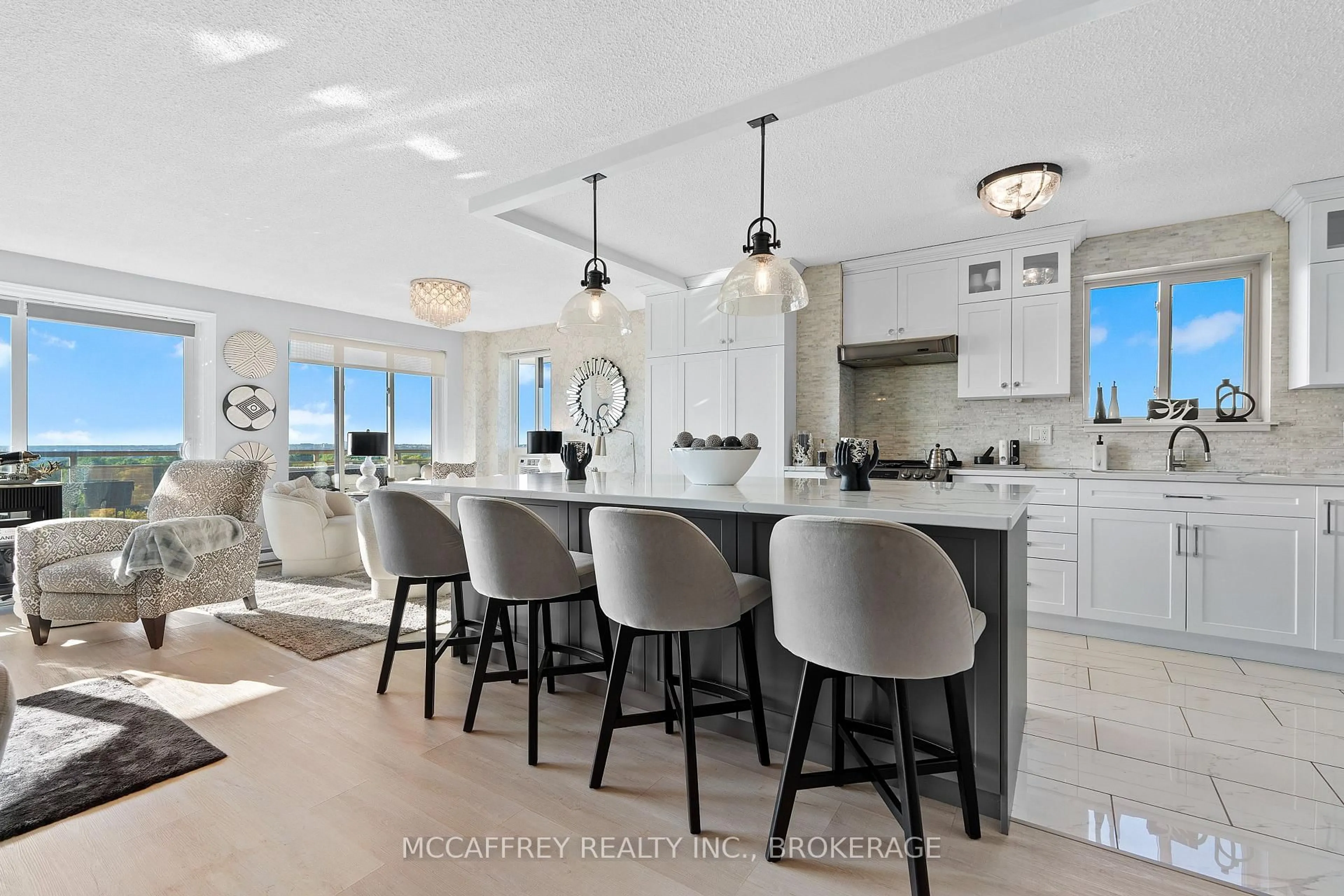 Contemporary kitchen, ceramic/tile floor for 257 Bath Rd, Kingston Ontario K7M 7T3