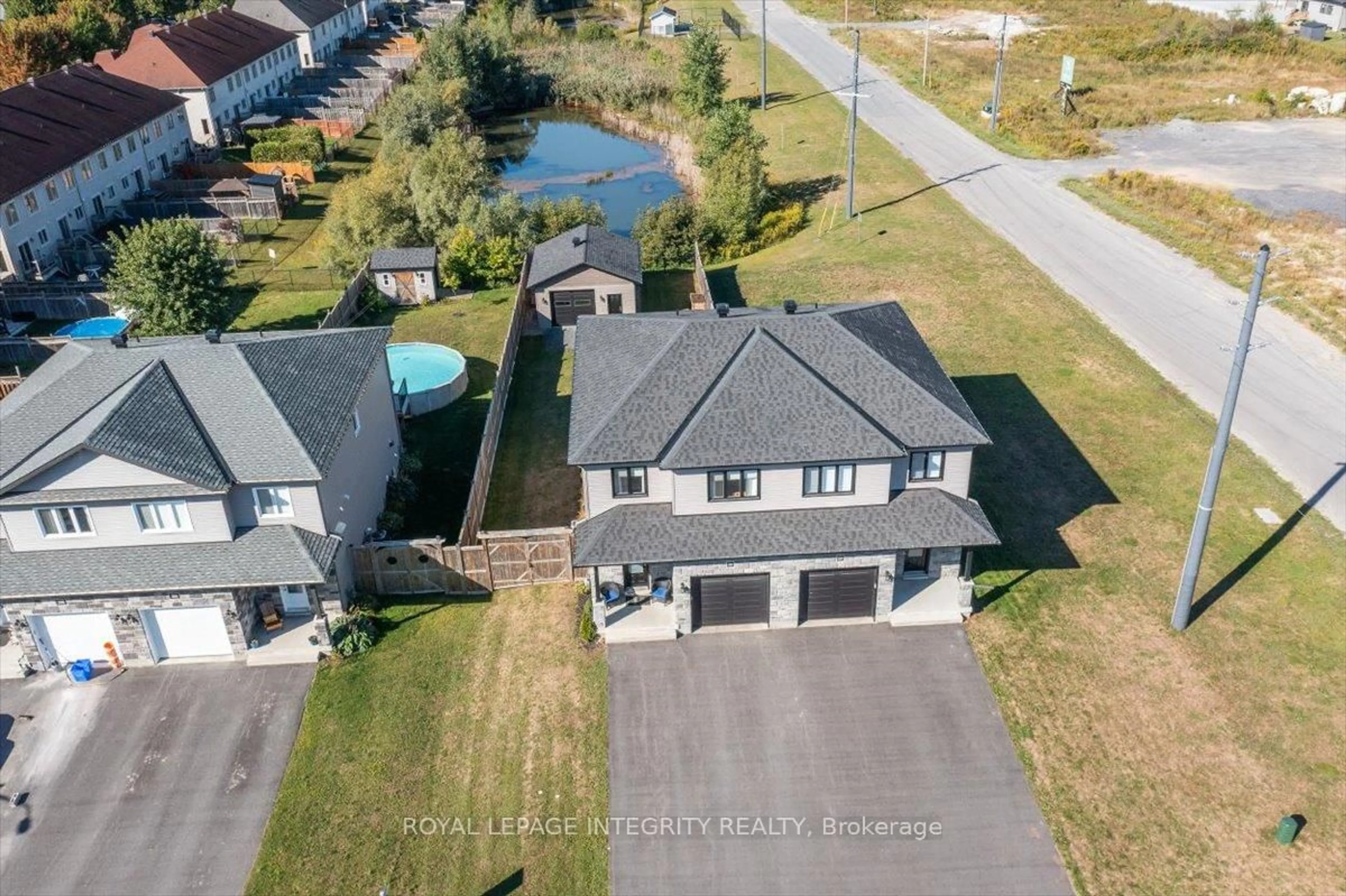 A pic from outside/outdoor area/front of a property/back of a property/a pic from drone, unknown for 202 Bourdeau St, The Nation Ontario K0A 2M0