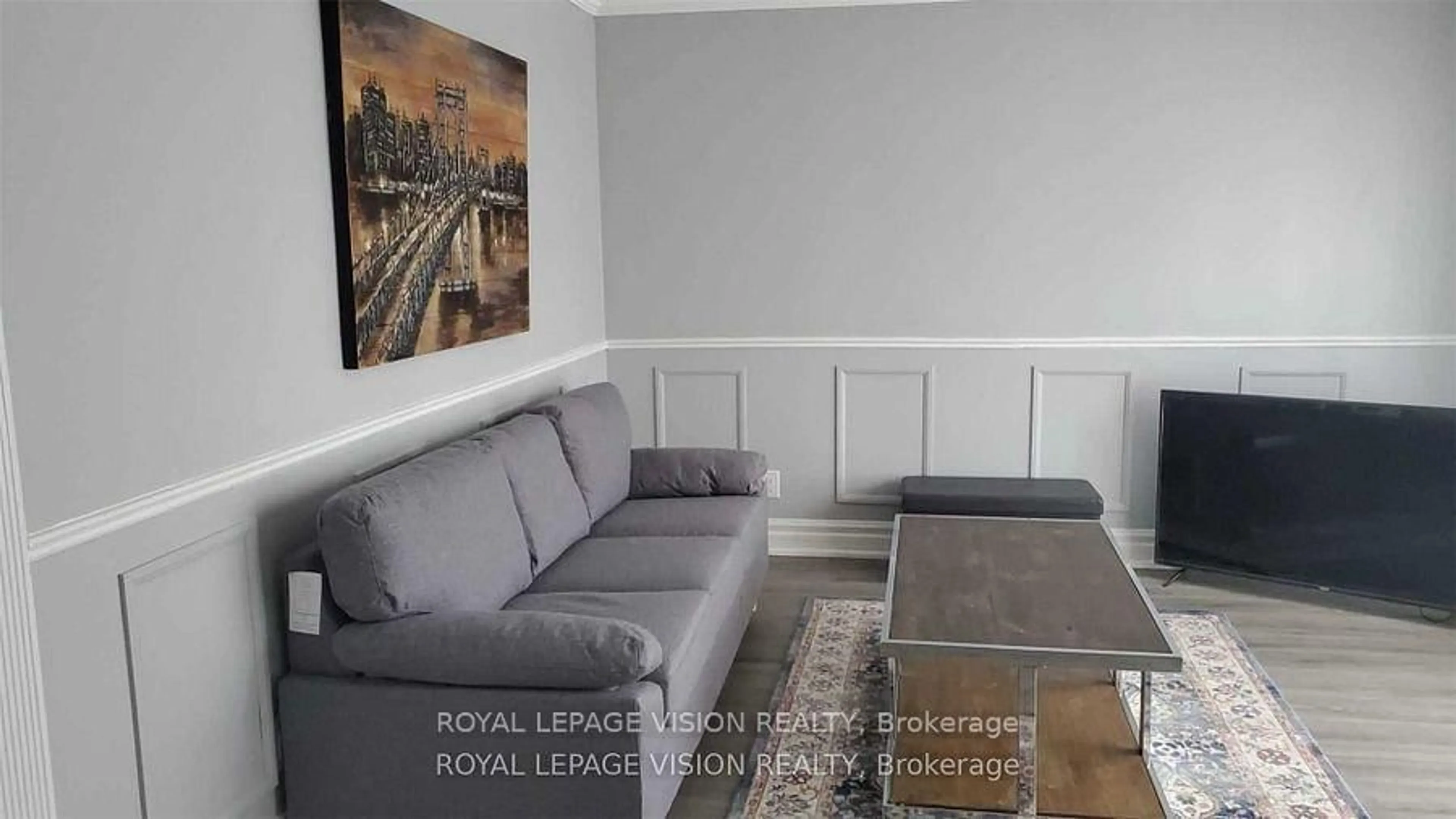 Living room with furniture, wood/laminate floor for 237 Victoria St, Tweed Ontario K0K 3J0