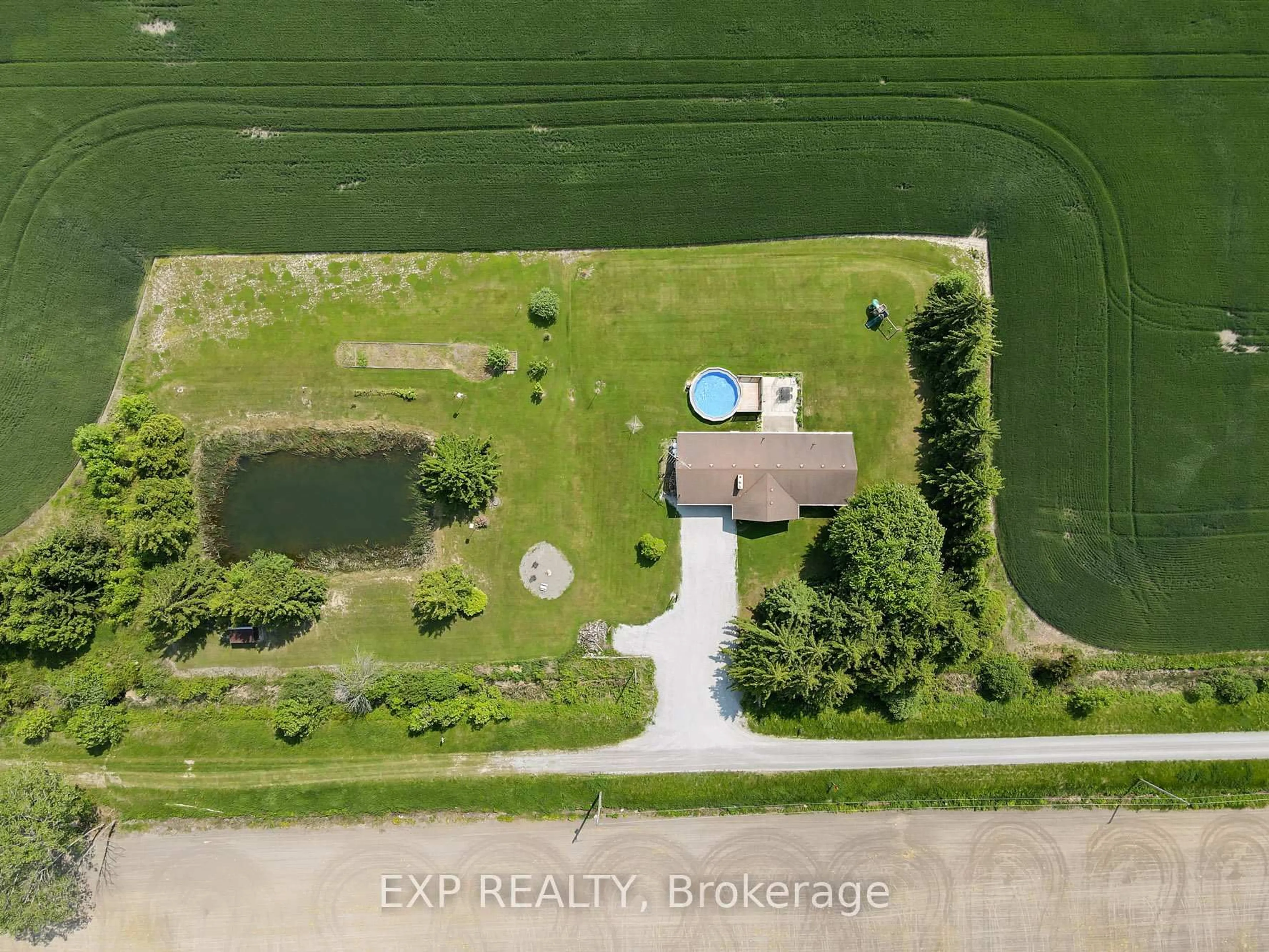A pic from outside/outdoor area/front of a property/back of a property/a pic from drone, water/lake/river/ocean view for 21419 OUTRED Rd, Wainfleet Ontario L3K 5V4