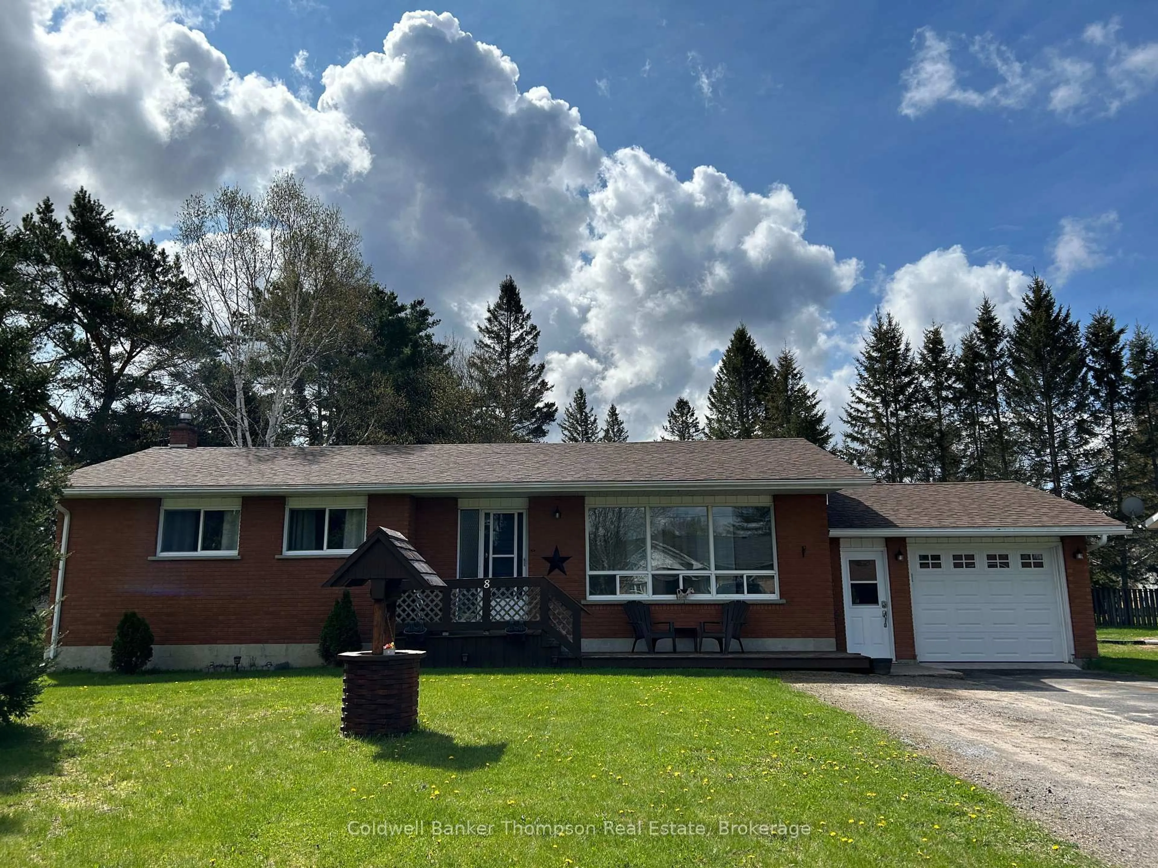 Home with vinyl exterior material, street for 8 Tebby Blvd, South River Ontario P0A 1X0