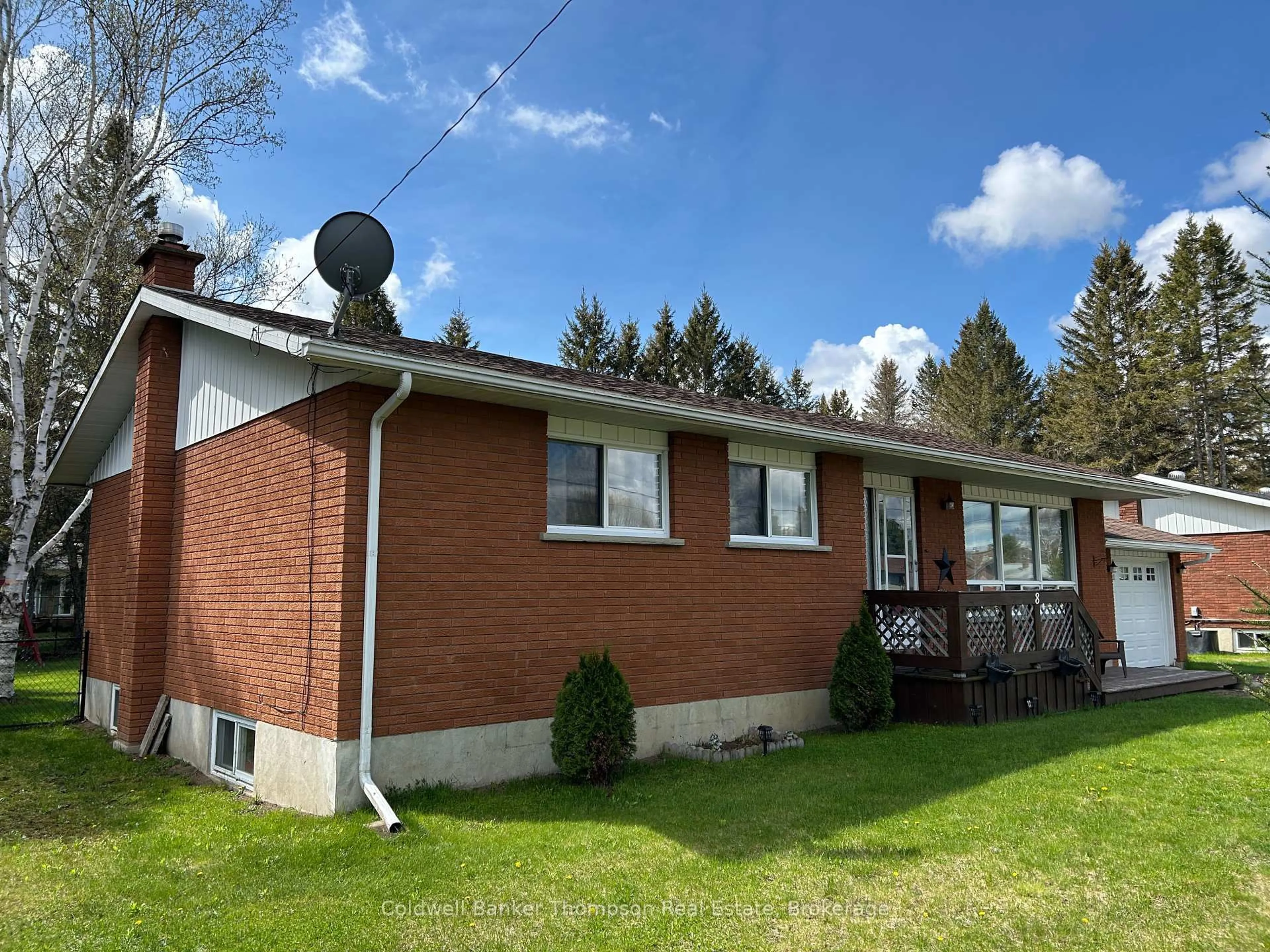 Home with brick exterior material, street for 8 Tebby Blvd, South River Ontario P0A 1X0