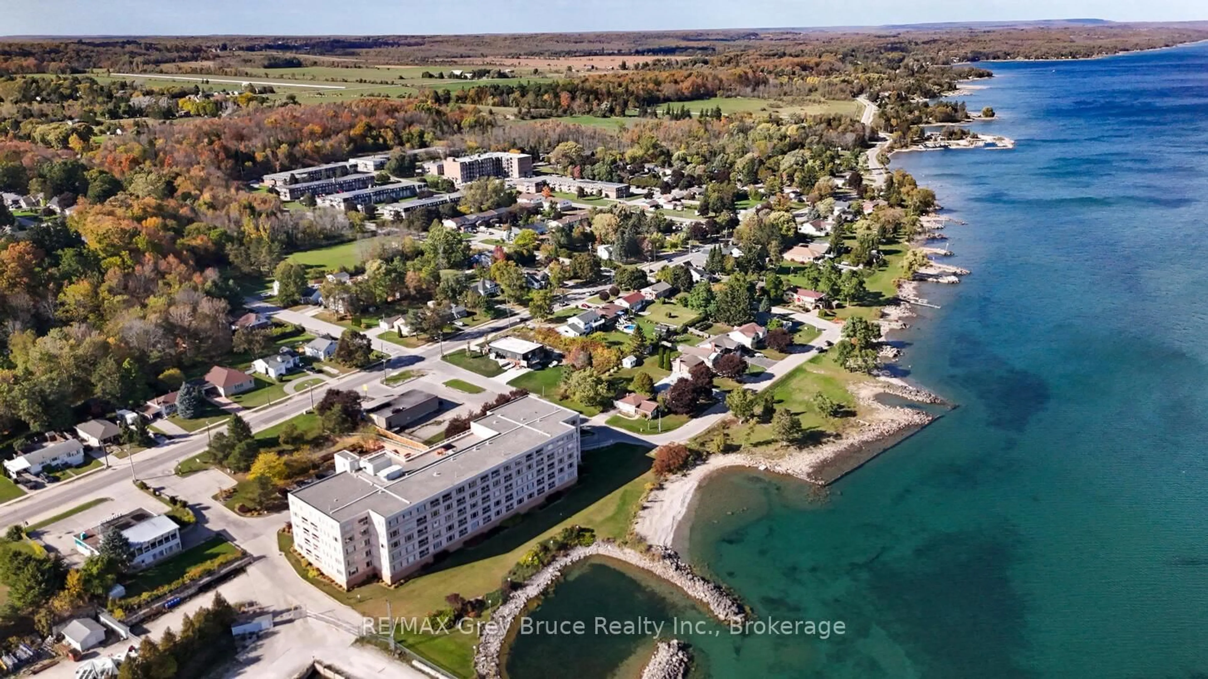 A pic from outside/outdoor area/front of a property/back of a property/a pic from drone, water/lake/river/ocean view for 2555 unit 410 3RD AVE Ave, Owen Sound Ontario N4K 6T8