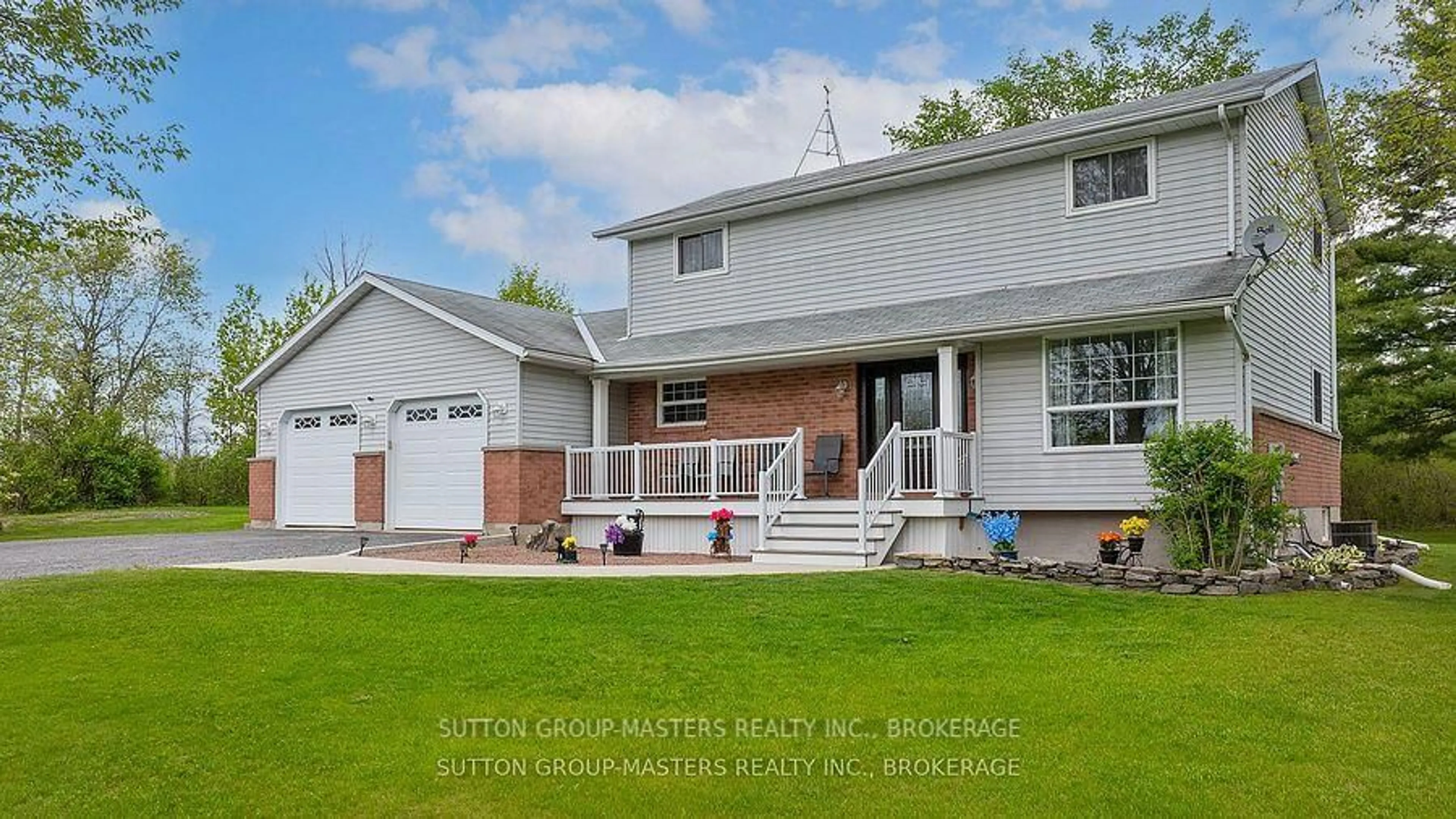 Home with vinyl exterior material, street for 4734 Bellrock Rd, Verona Ontario K0H 2W0