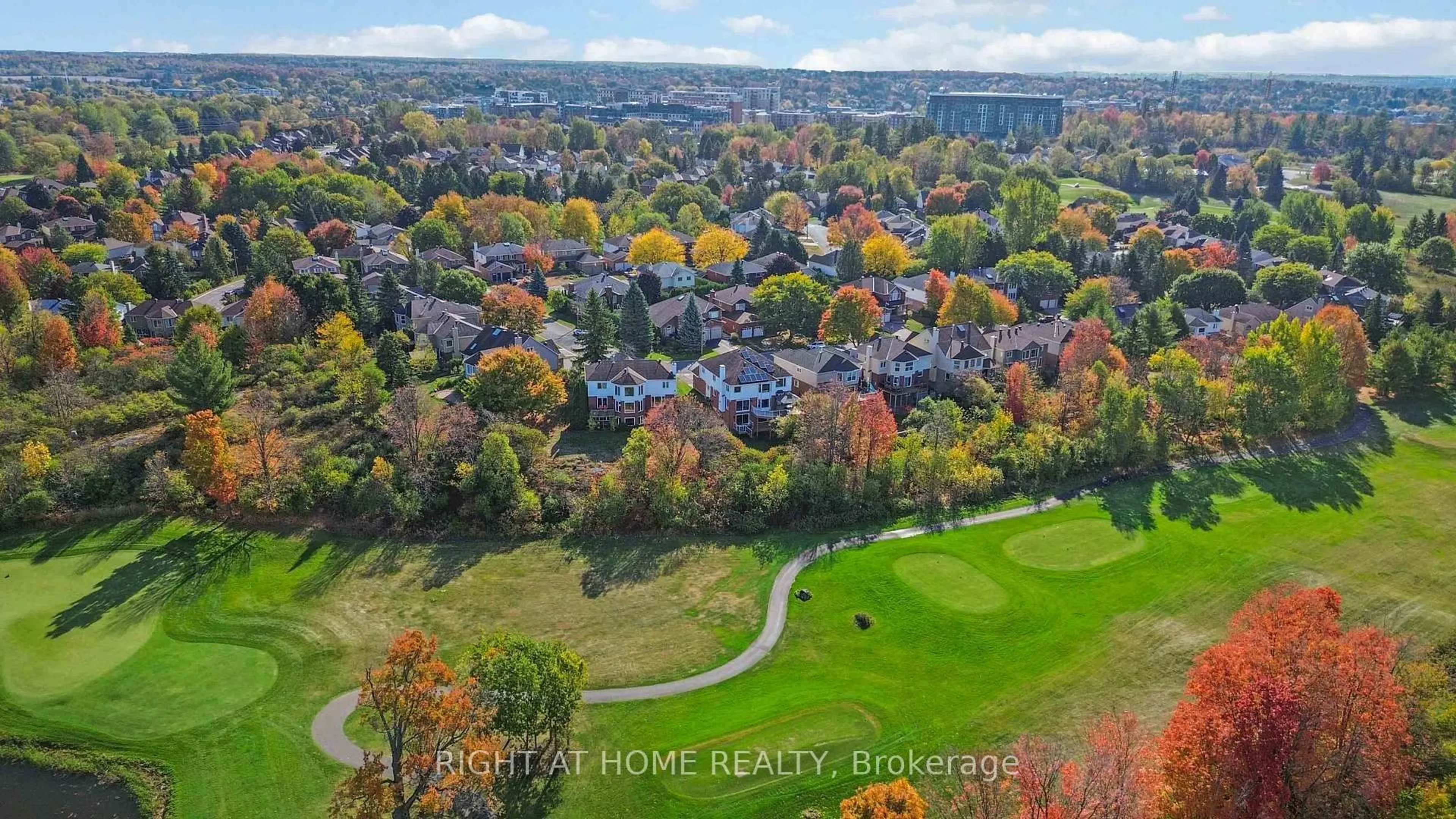 A pic from outside/outdoor area/front of a property/back of a property/a pic from drone, unknown for 50 Rosenfeld Cres, Ottawa Ontario K2K 2L2