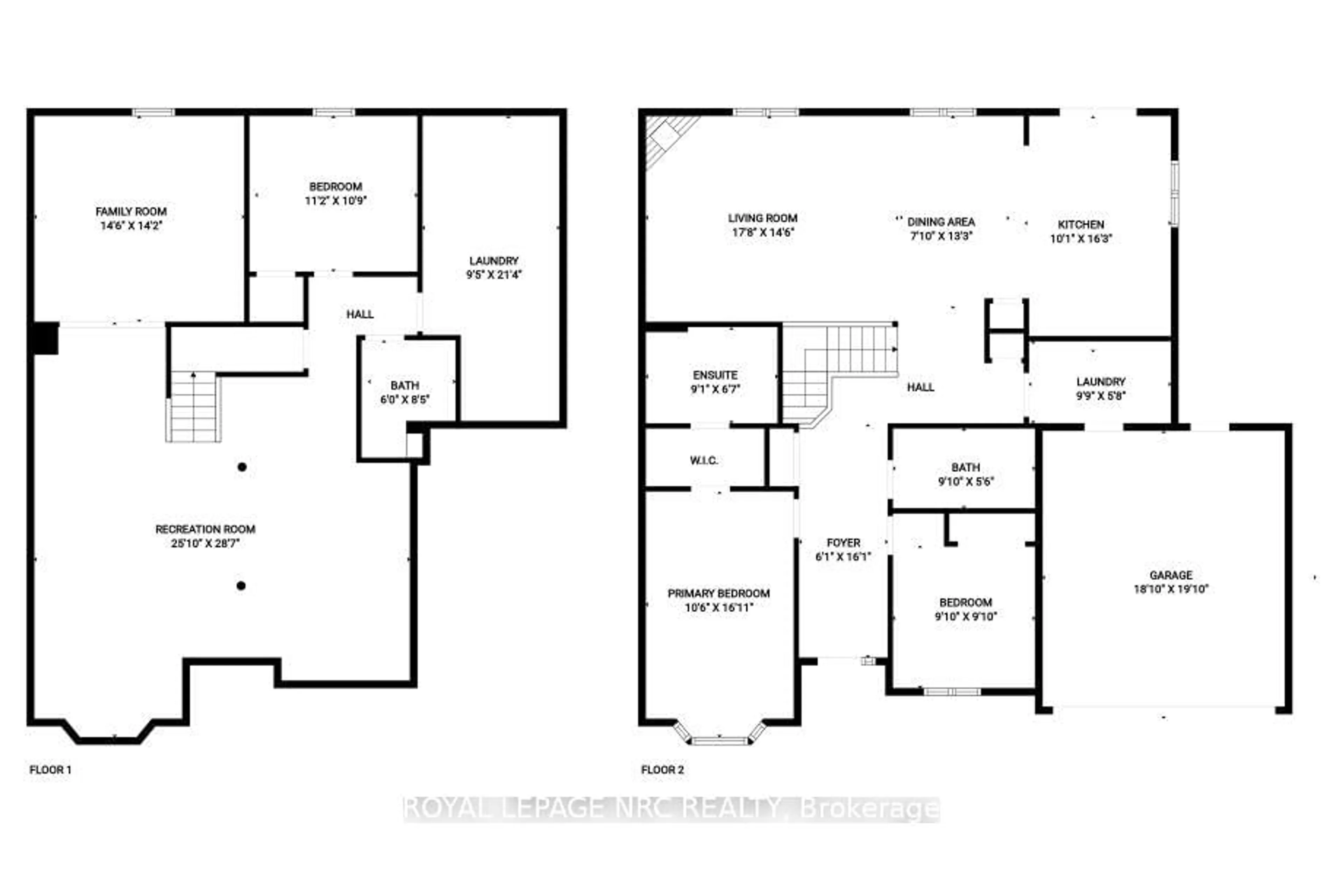 Floor plan for 105 Northernbreeze St, Hamilton Ontario L0R 1W0