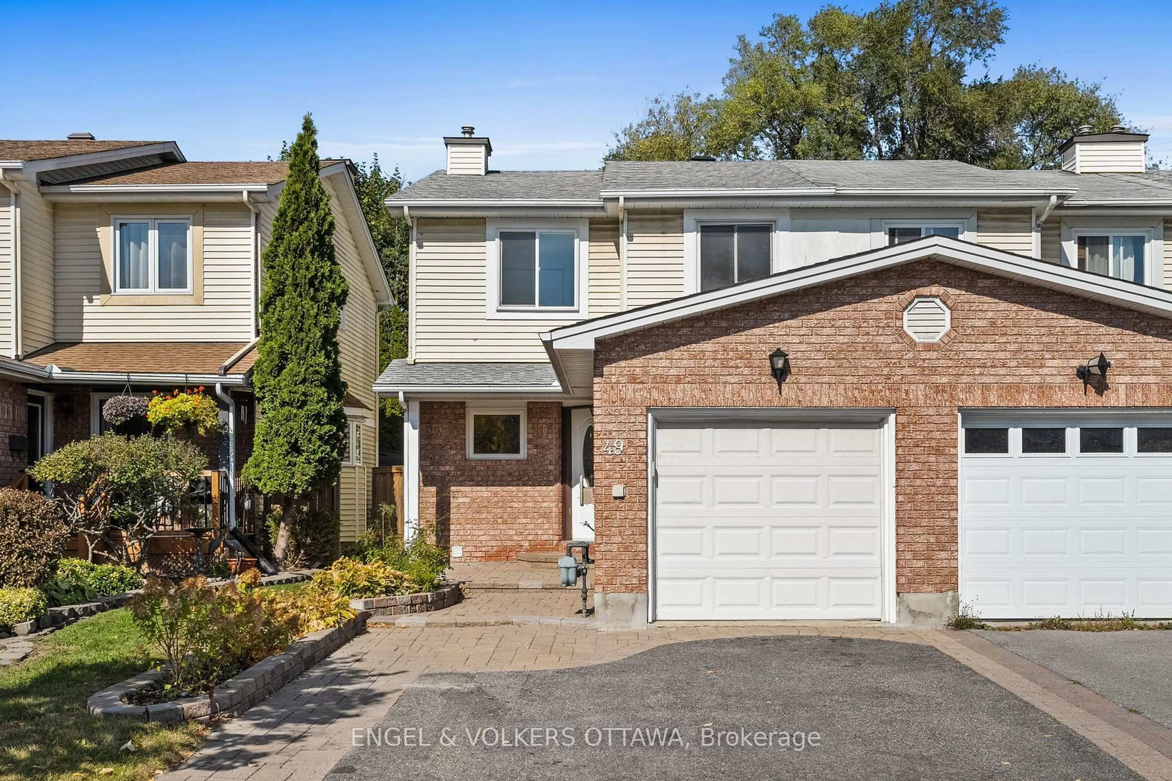 Home with brick exterior material, street for 49 Burlington Cres, Ottawa Ontario K1T 3K8