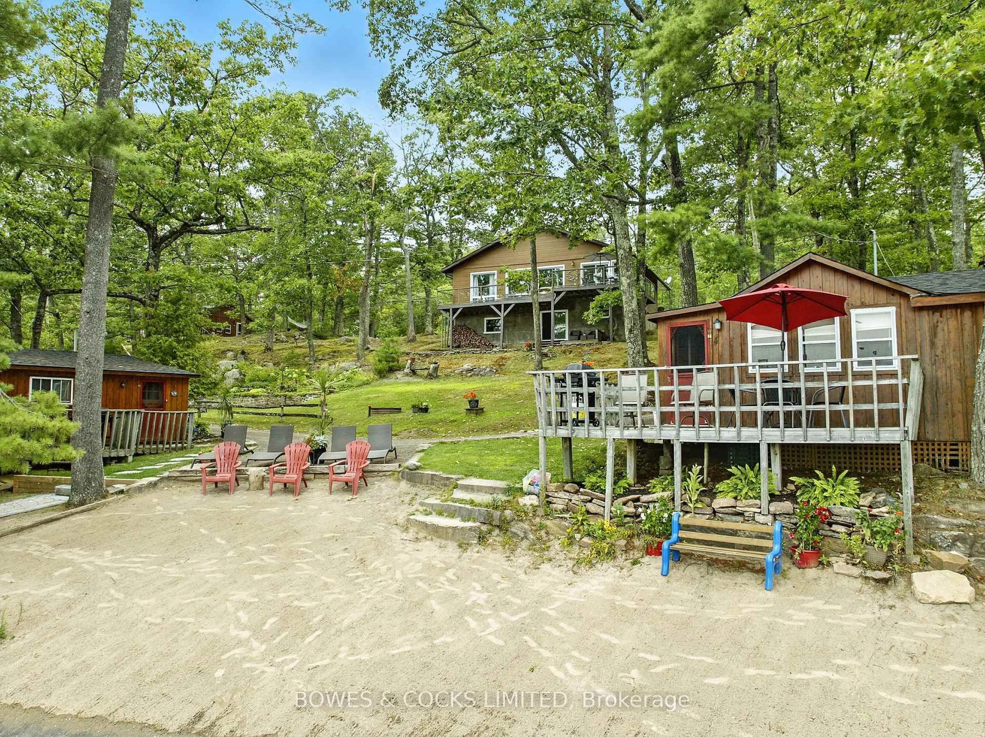 A pic from outside/outdoor area/front of a property/back of a property/a pic from drone, water/lake/river/ocean view for 124 Blue Mountain Rd, Havelock-Belmont-Methuen Ontario K0L 1Z0