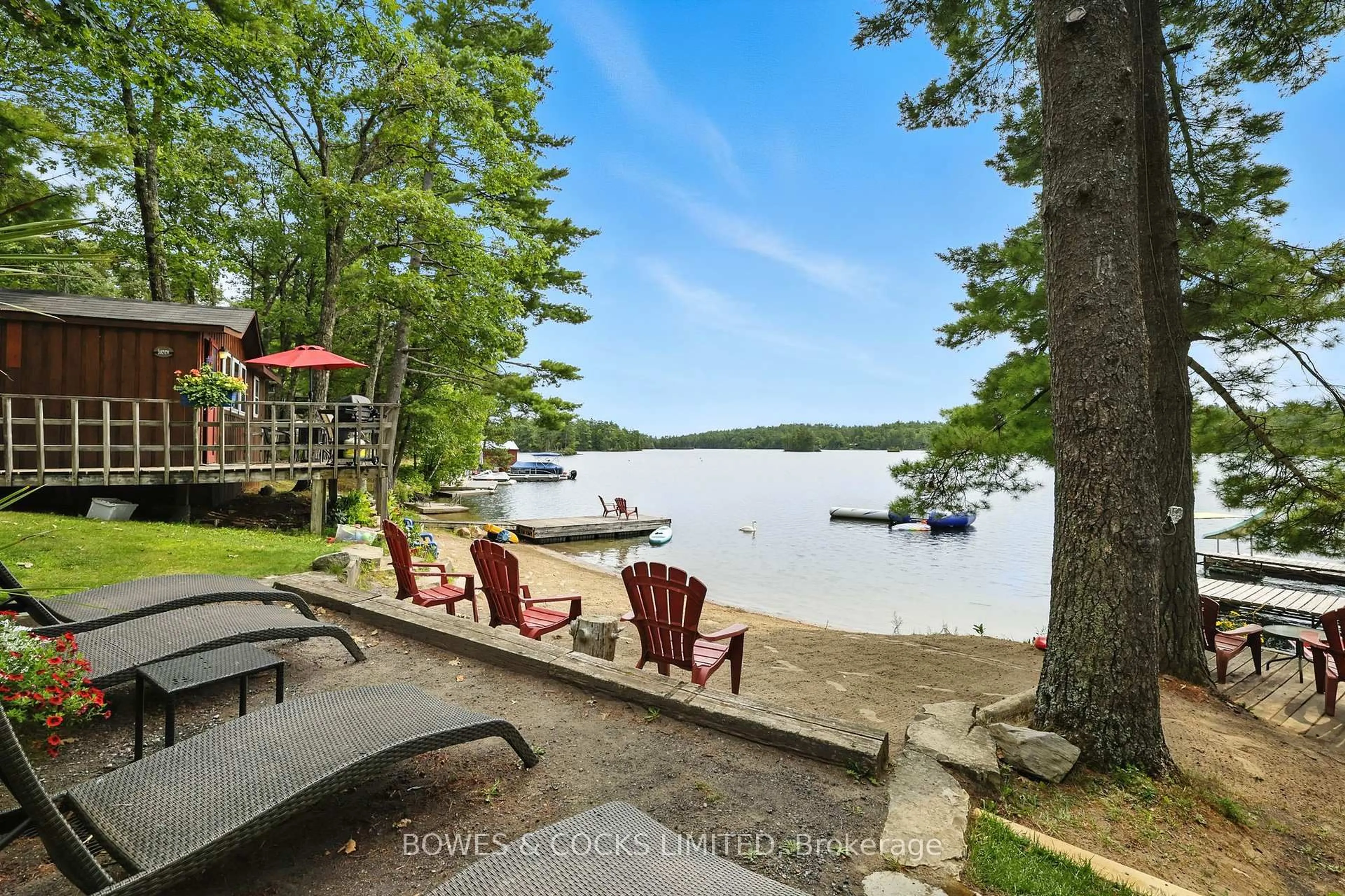 Patio, water/lake/river/ocean view for 124 Blue Mountain Rd, Havelock-Belmont-Methuen Ontario K0L 1Z0