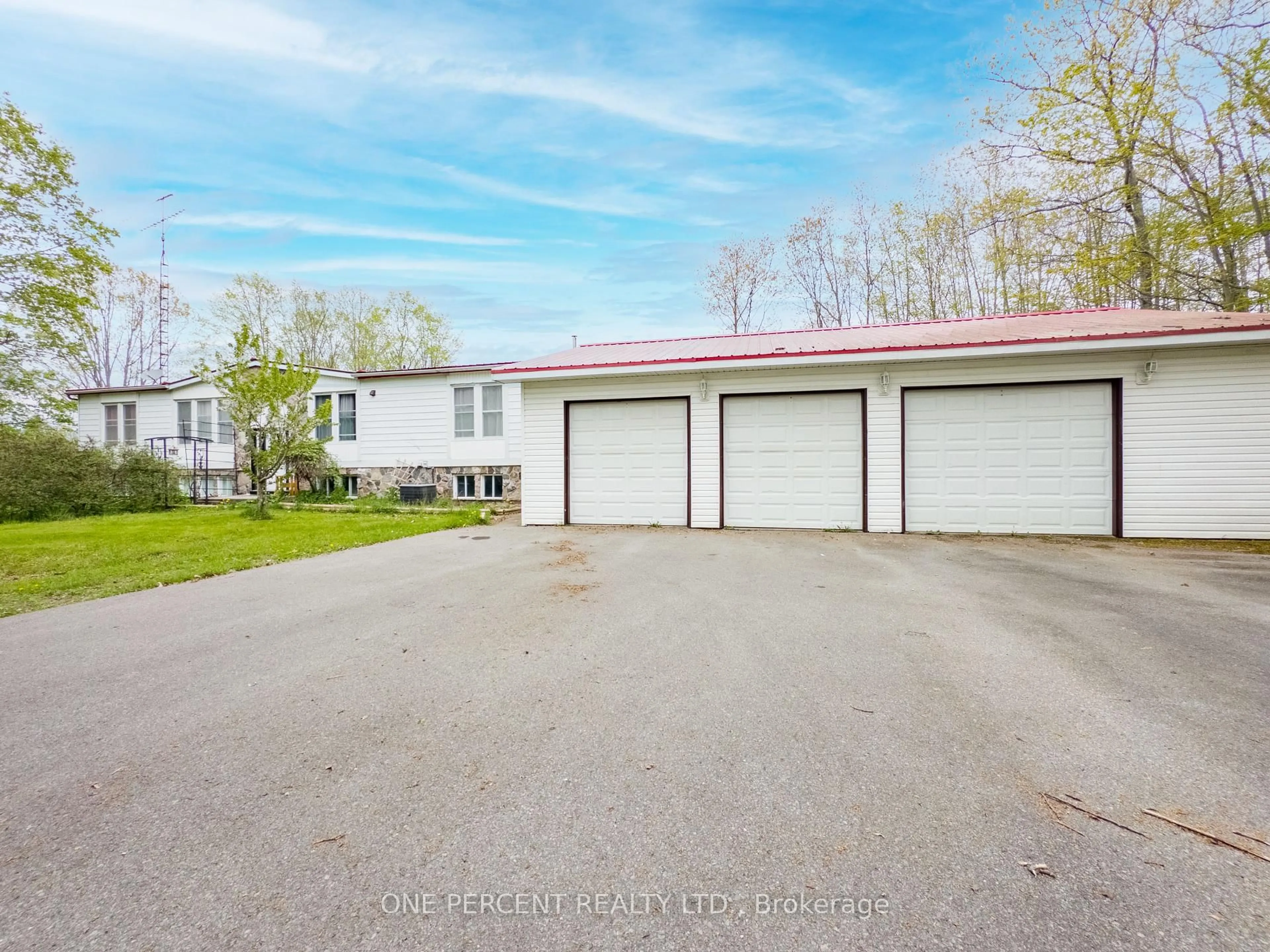 A pic from outside/outdoor area/front of a property/back of a property/a pic from drone, street for 19656 Loyalist Pkwy, Prince Edward County Ontario K0K 1T0